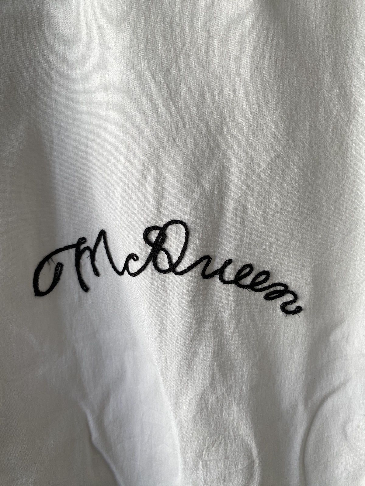Alexander McQueen Alexander McQueen Stich Logo Button Up Shirt Size US L / EU 52-54 / 3 - 8 Thumbnail