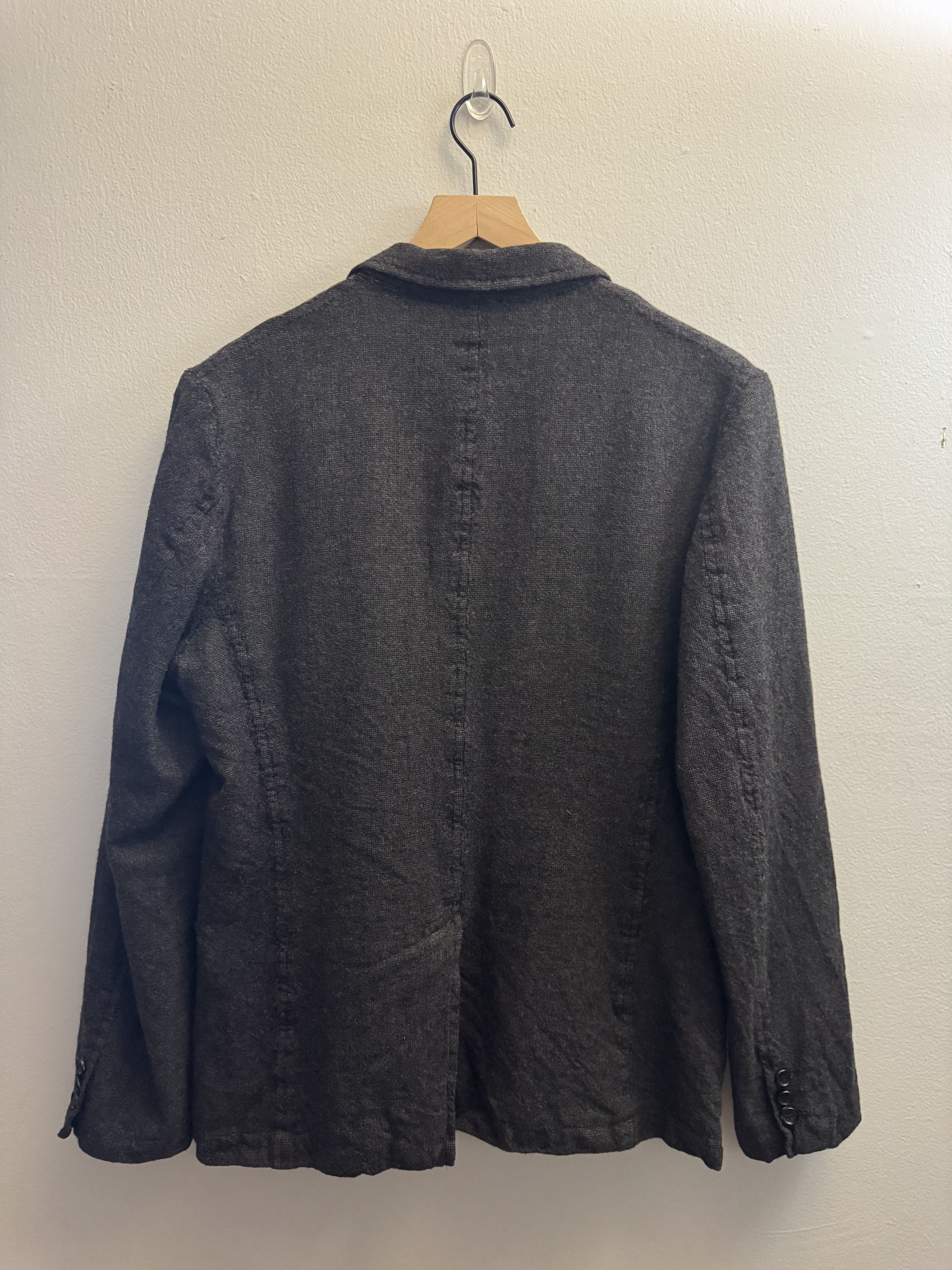 Comme des Garcons Homme Comme Des Garcons Homme CDG Grey Brown Orange Knit Blazer Size 34R - 6 Thumbnail