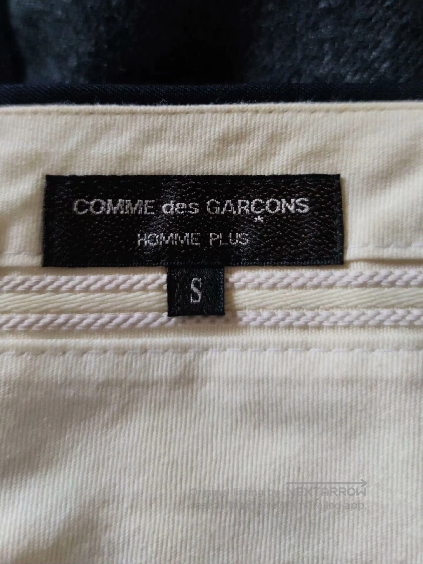 Comme des Garcons Homme Plus Deconstructed Black Casual Trousers. Size US 30 / EU 46 - 6 Thumbnail