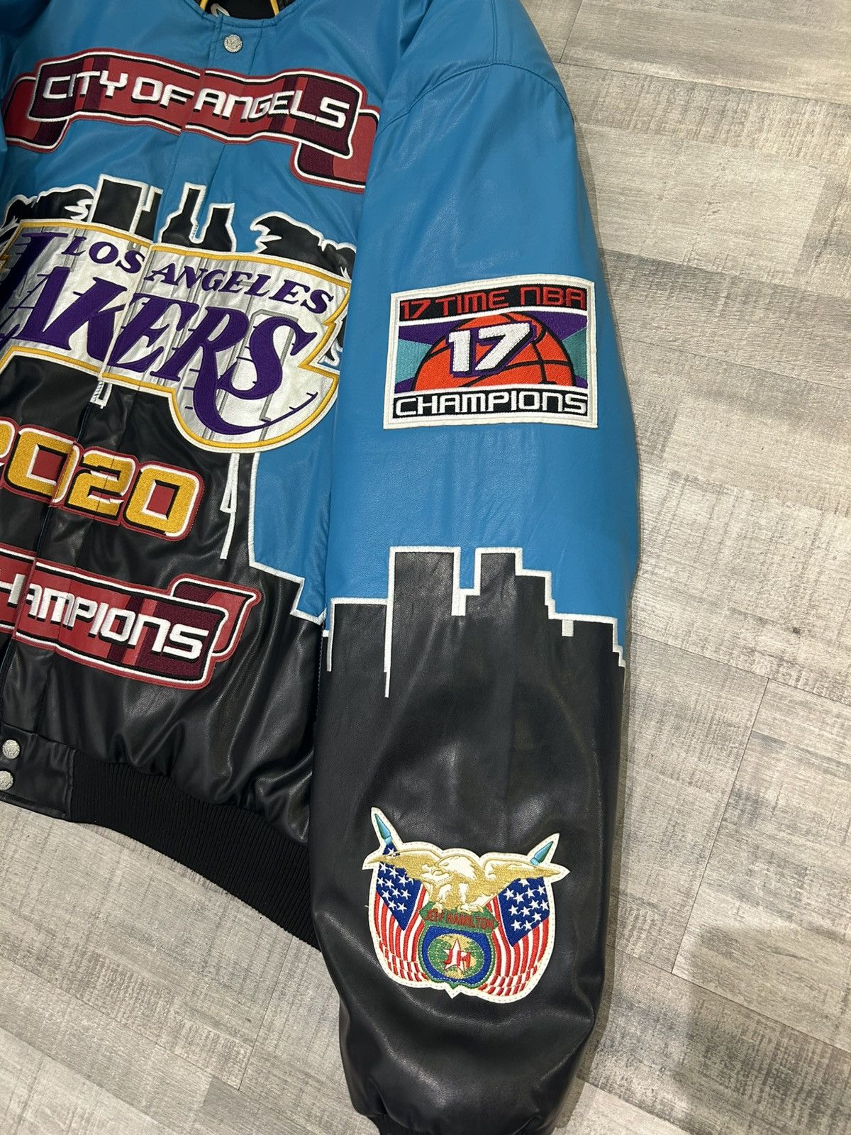 Jeff Hamilton Jeff Hamilton Lakers 2020 Championship Jacket Size US XL / EU 56 / 4 - 4 Thumbnail