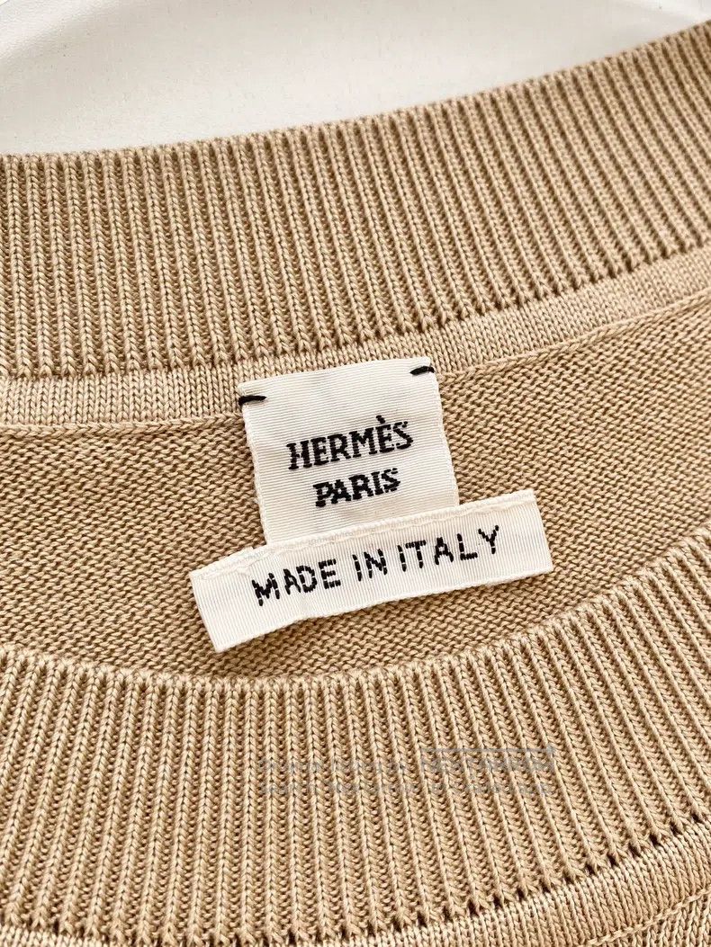 Hermes Hermes Camel Long Sleeve Underwear Top Size XXS / US 00 / IT 34 - 4 Thumbnail