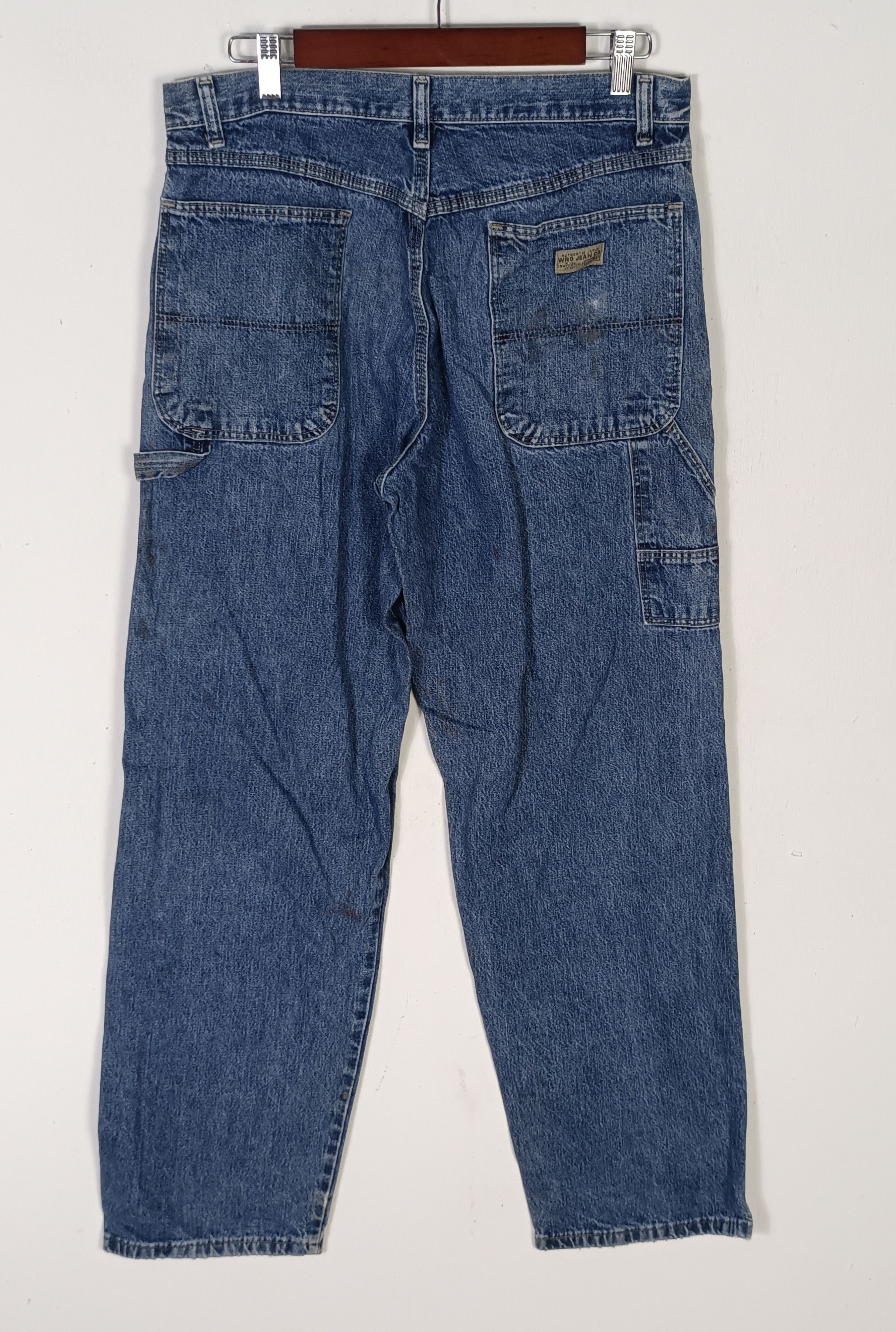 Japanese Brand × Wrangler Wrangler Carpenter Workwear Jeans Size US 32 / EU 48 - 1 Thumbnail