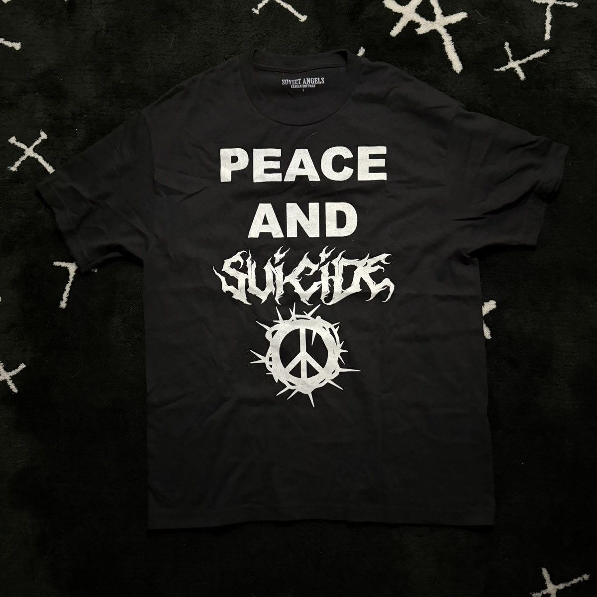 KEAGAN HOFFMAN SS21 - “Peace & Suicide” T Shirt Size US L / EU 52-54 / 3 - 1 Thumbnail