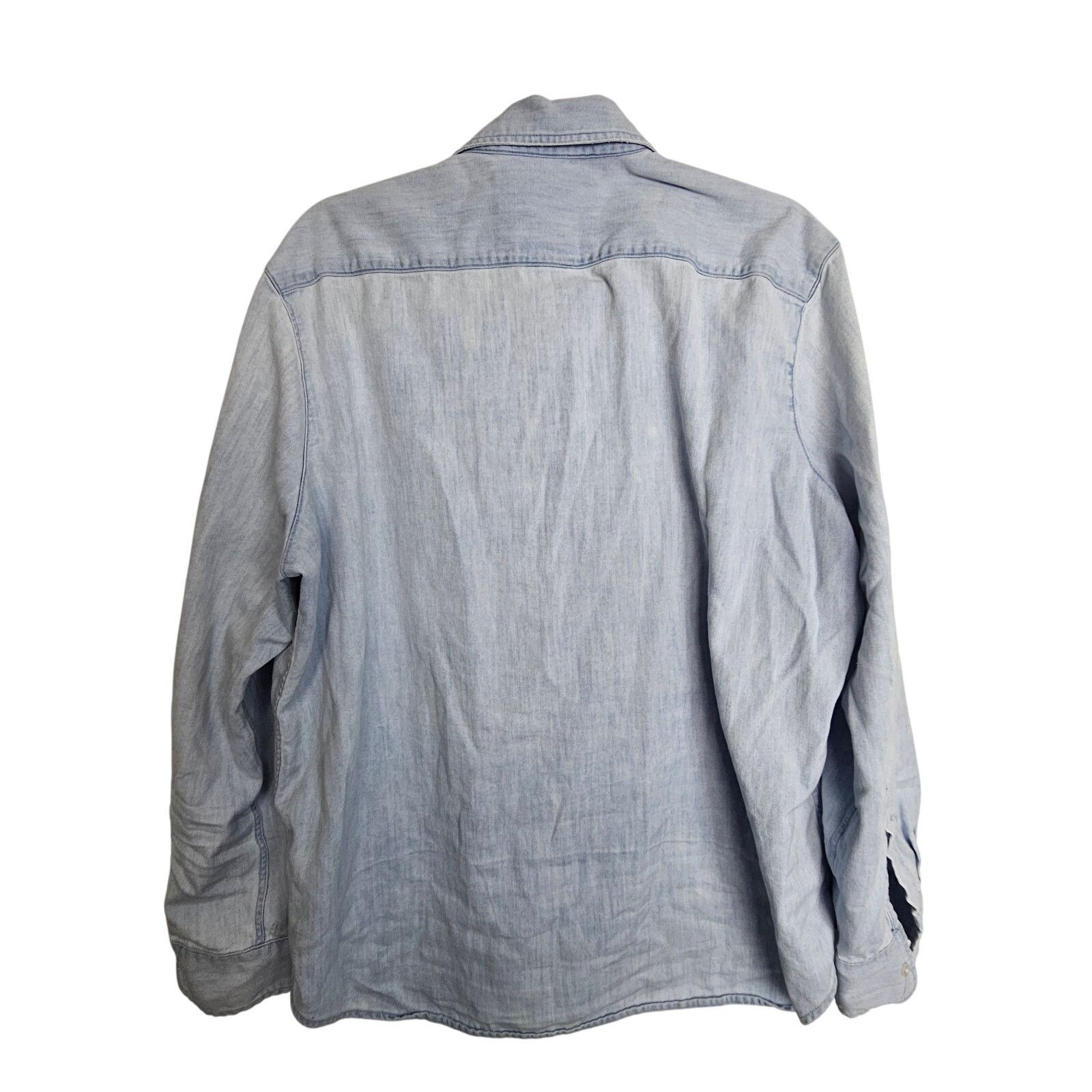 Frank & Eileen Frank & Eileen Denim Shirt Button Front Long Sleeve Blouse L Size L / US 10 / IT 46 - 9 Thumbnail