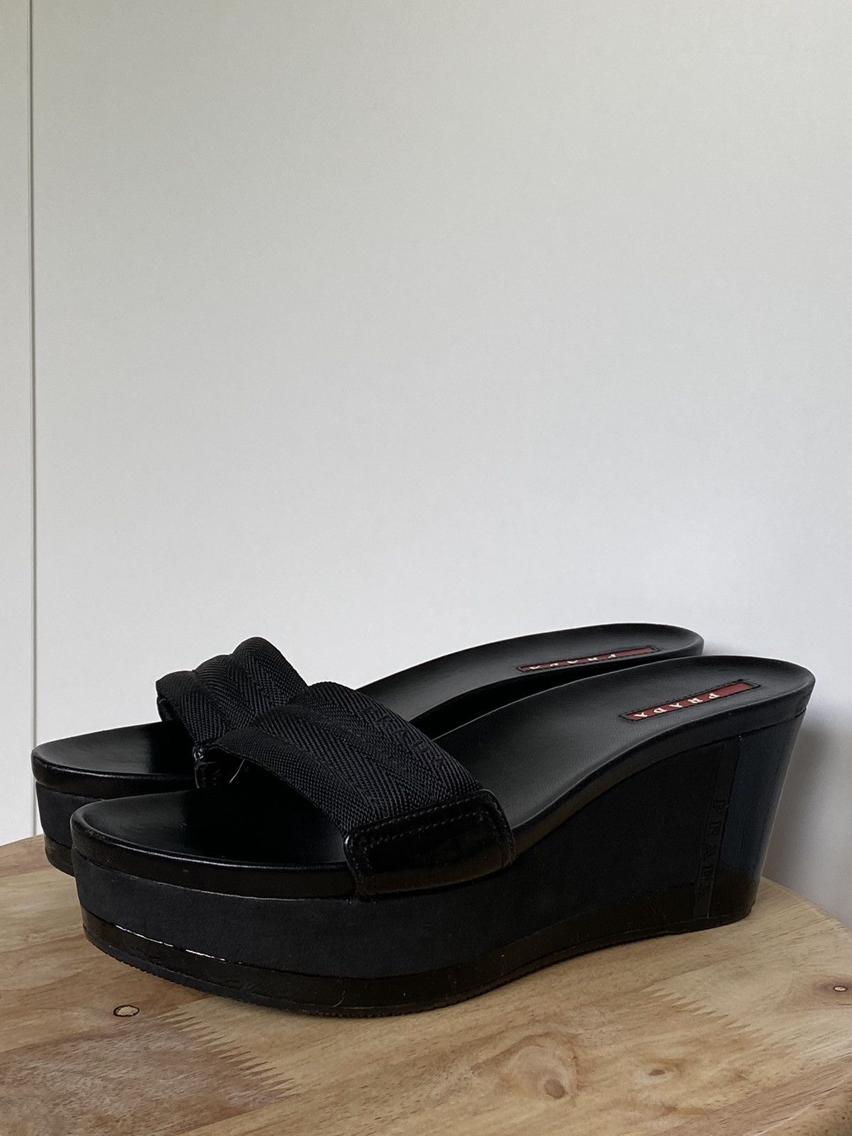 PRADA Cloudburst Platform Sport Sandal PRADA Cloudburst White Strappy  main image 3