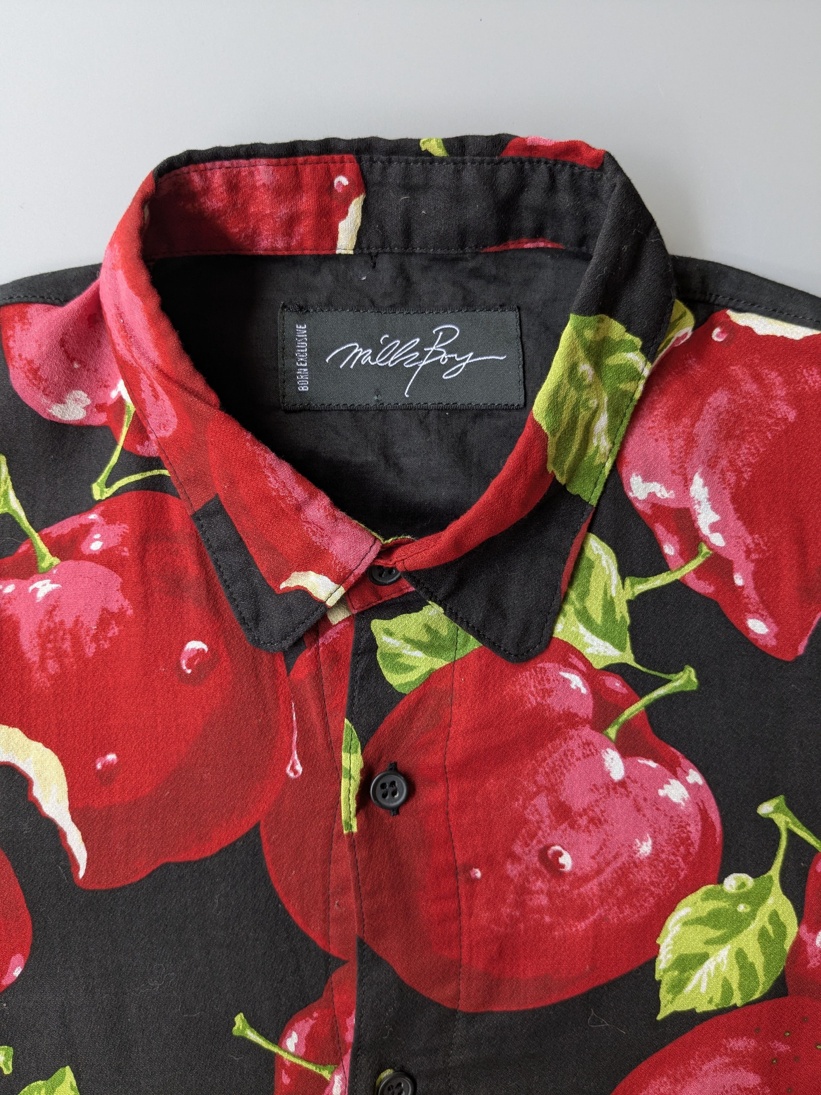 Japanese Brand Milk Boy AOP cherry button up Size US S / EU 44-46 / 1 - 3 Thumbnail