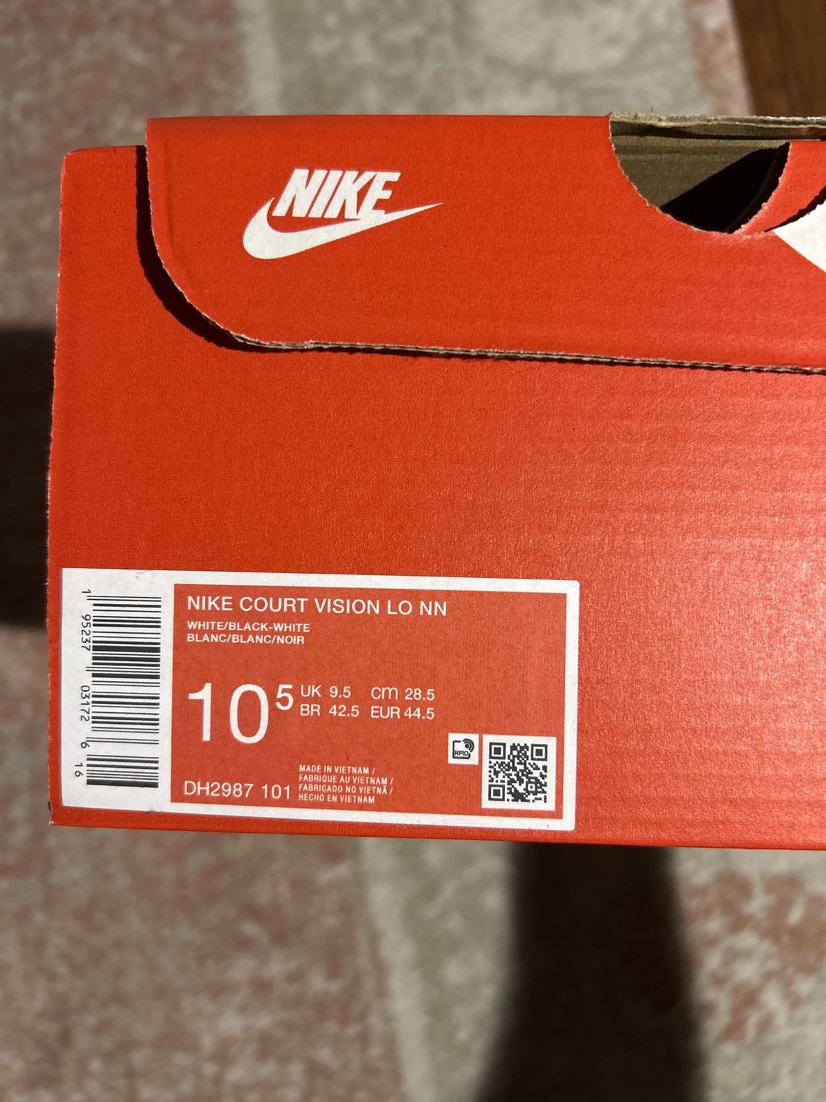 Nike Nike Court Vision Low NN Size US 10.5 / EU 43-44 - 8 Thumbnail