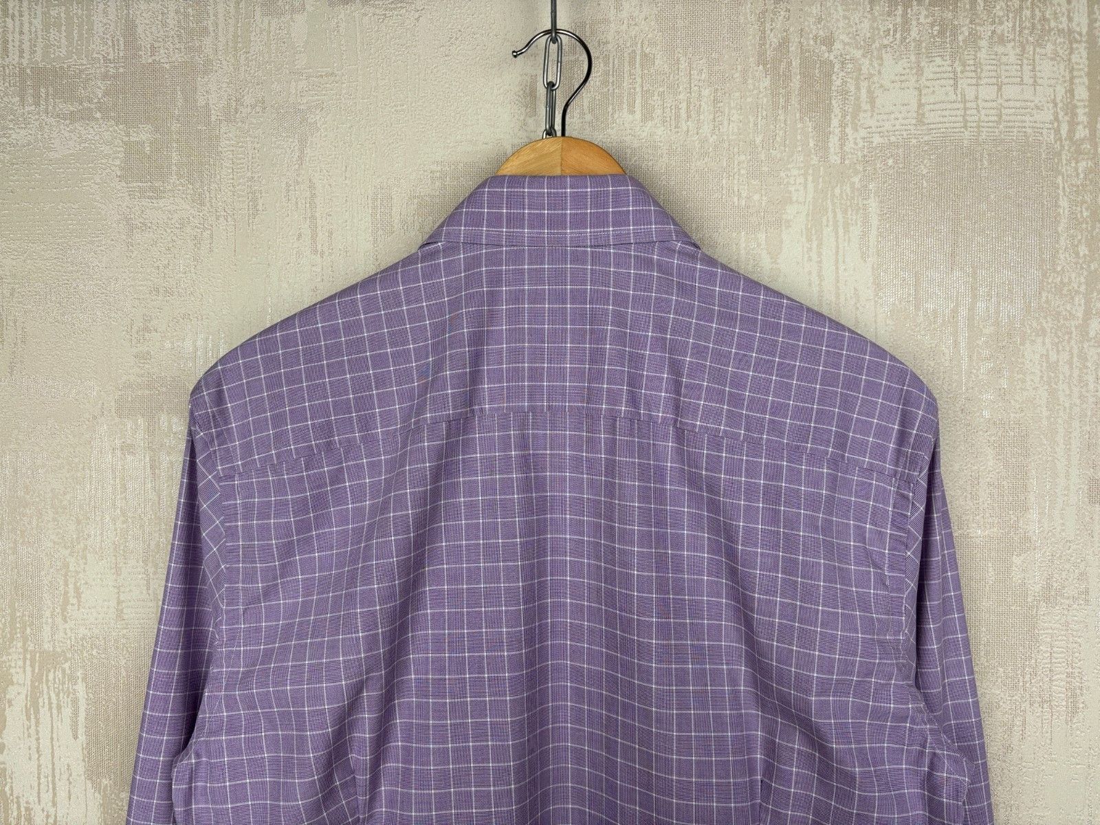 Eton Eton York Check Long Sleeve Dress Shirt Size 39 15.5 Slim Size US M / EU 48-50 / 2 - 15 Thumbnail