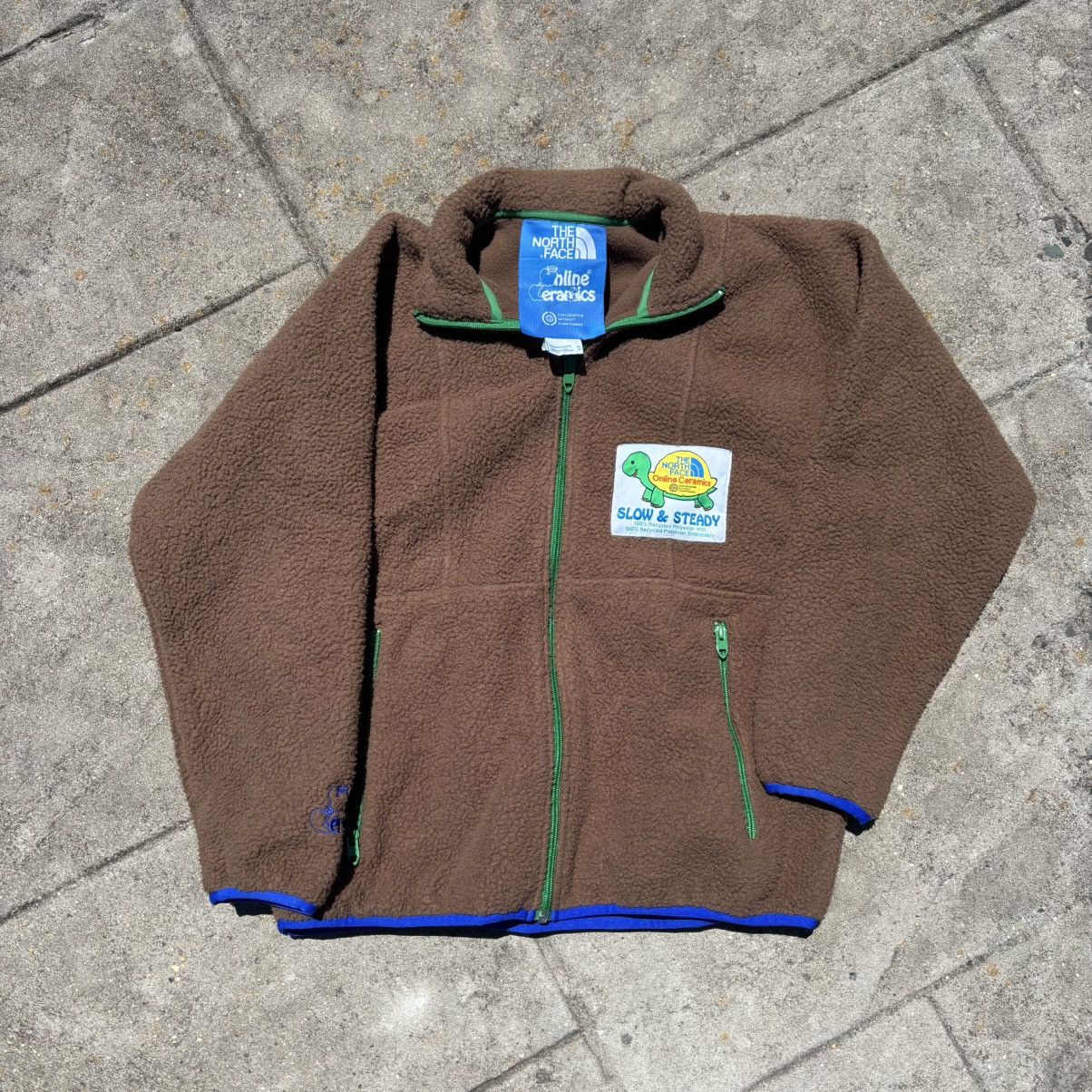 Online Ceramics × The North Face XS Online Ceramics x North Face Brown Fleece Jacket Size US XS / EU 42 / 0 - 1 Thumbnail