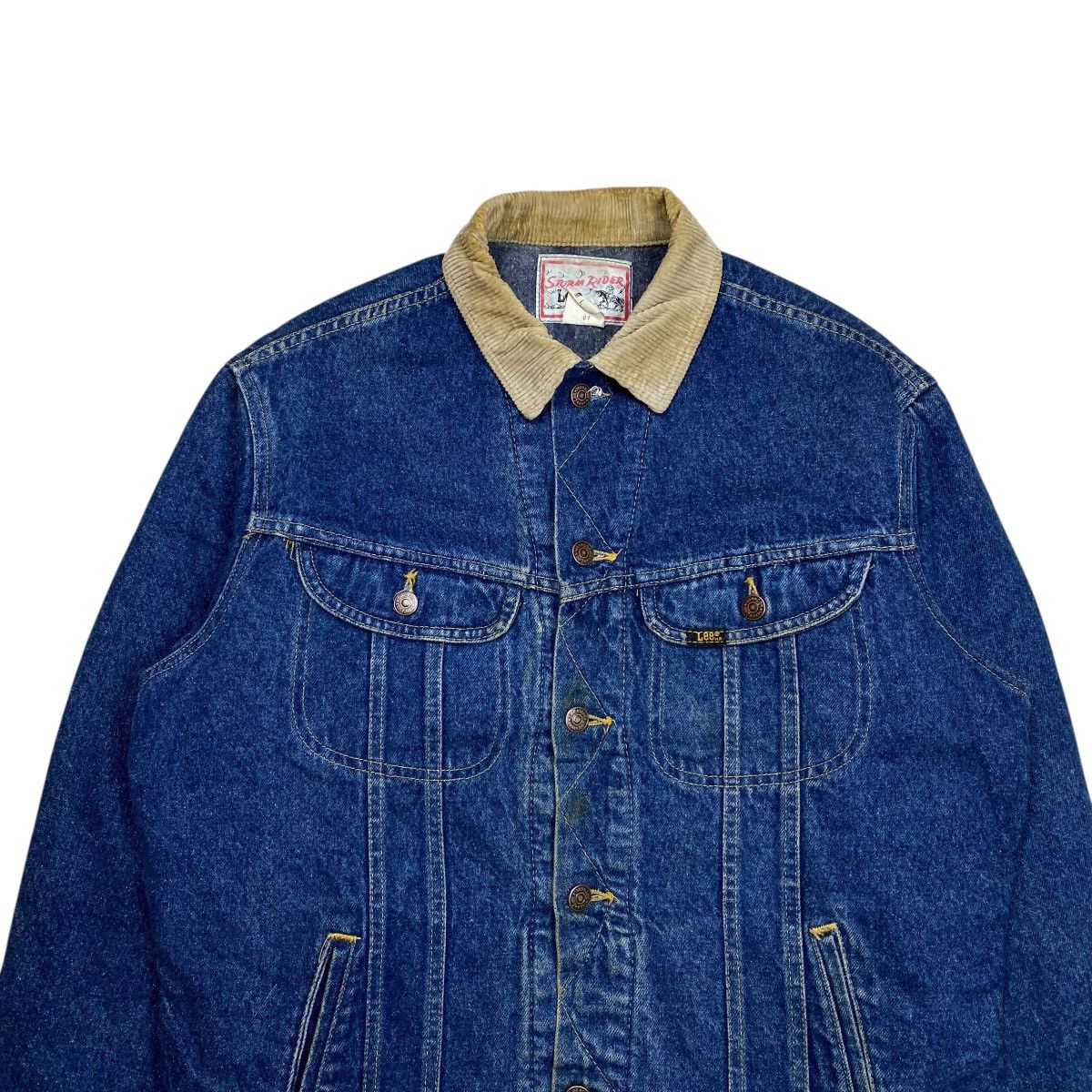 Lee × Vintage Vintage Lee Storm Rider Trucker Denim Jacket Size US M / EU 48-50 / 2 - 8 Thumbnail