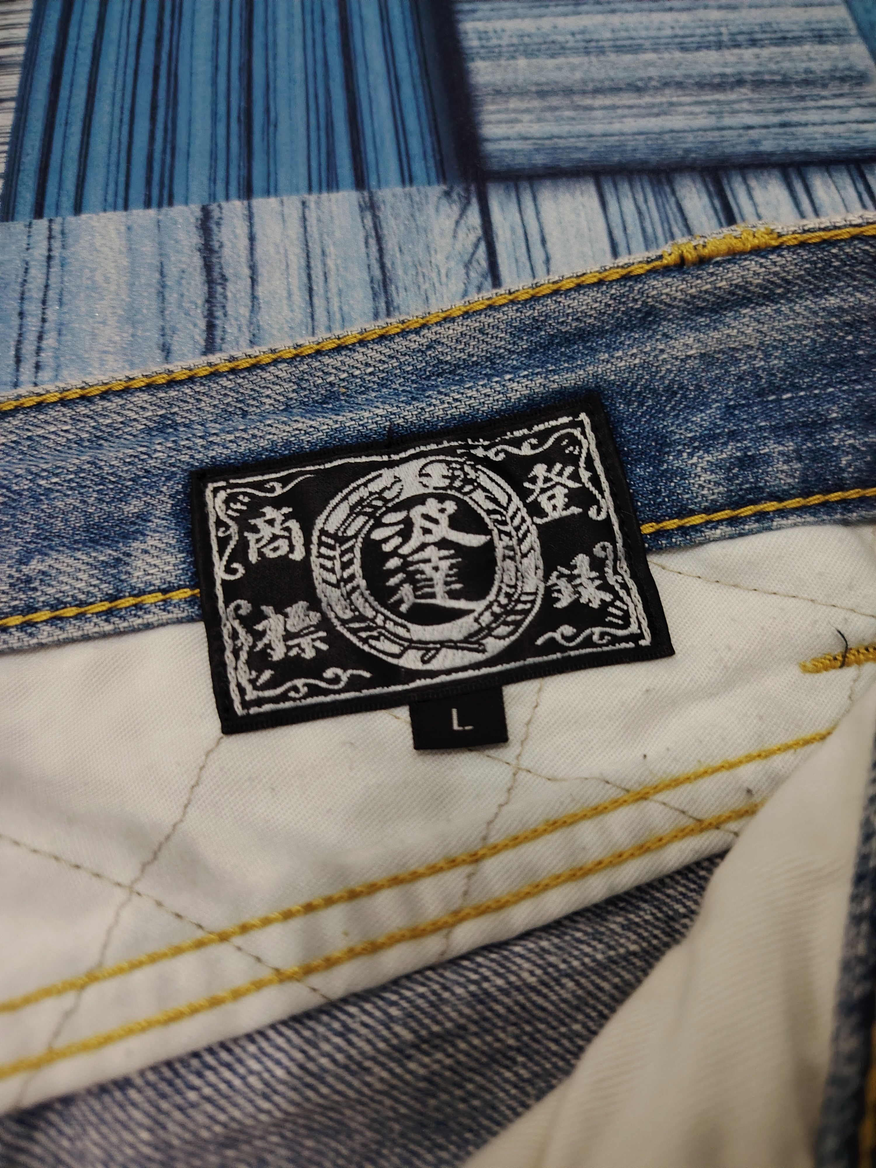 If Six Was Nine 💥Namitatsu Naminoritatsujin Short Jeans rare style pocket Size US 32 / EU 48 - 8 Thumbnail