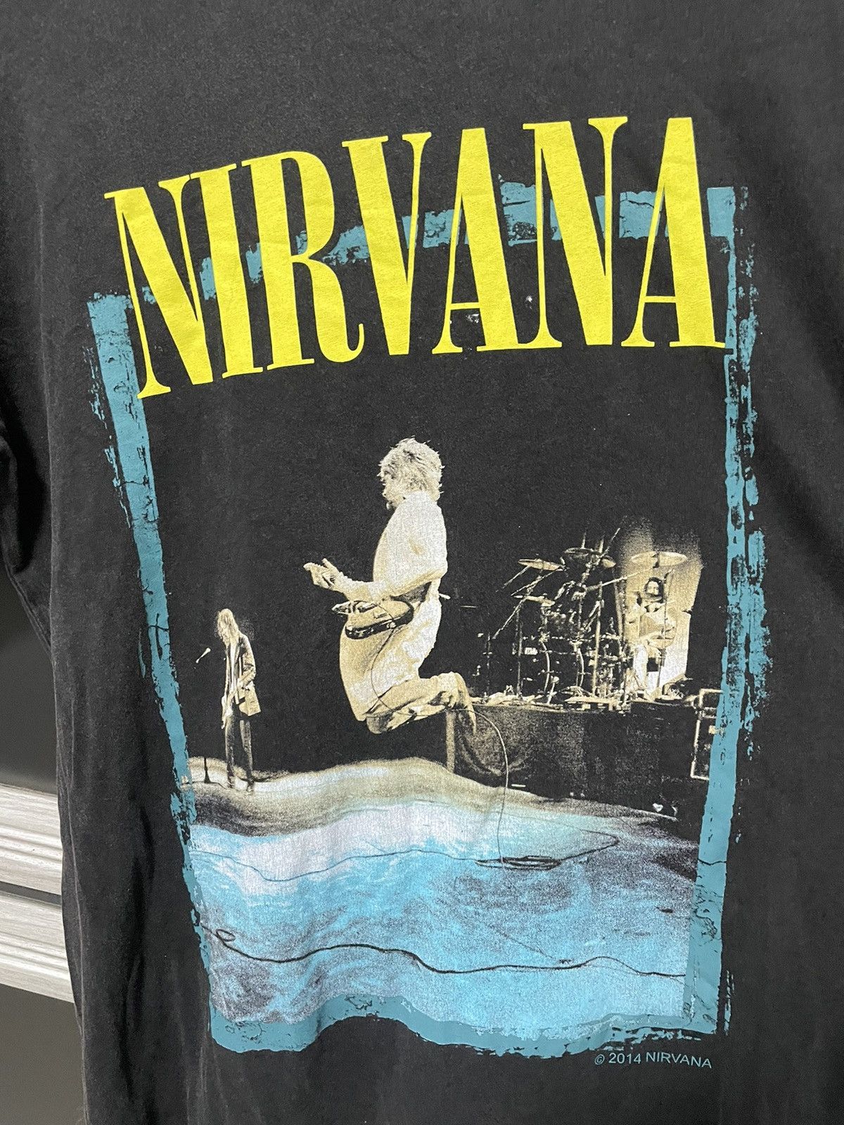 Band Tees × Nirvana × Vintage Nirvana 2014 Live at Reading T Shirt Grunge Tee Rock Size US L / EU 52-54 / 3 - 3 Thumbnail