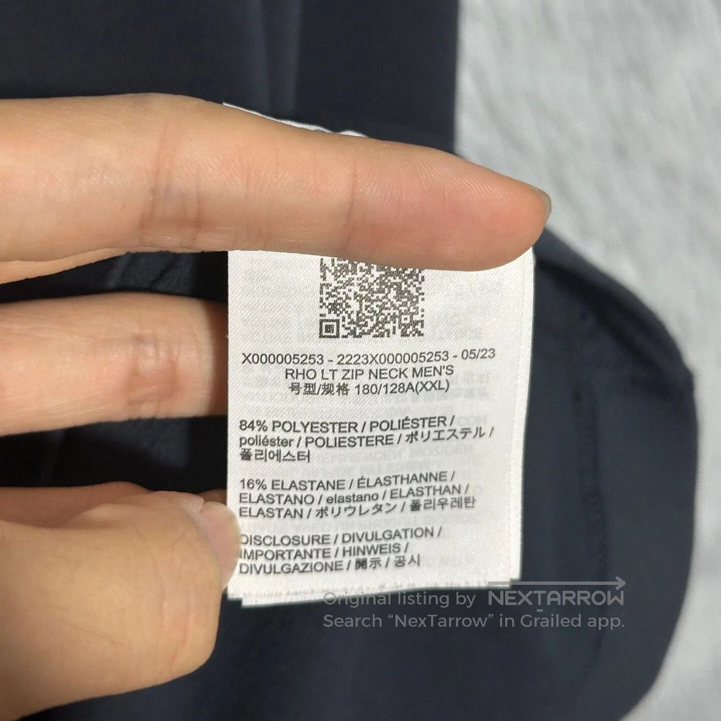 Arc'teryx arcteryx rh lt zip fleece sweatshirt. Size US XXL / EU 58 / 5 - 7 Thumbnail