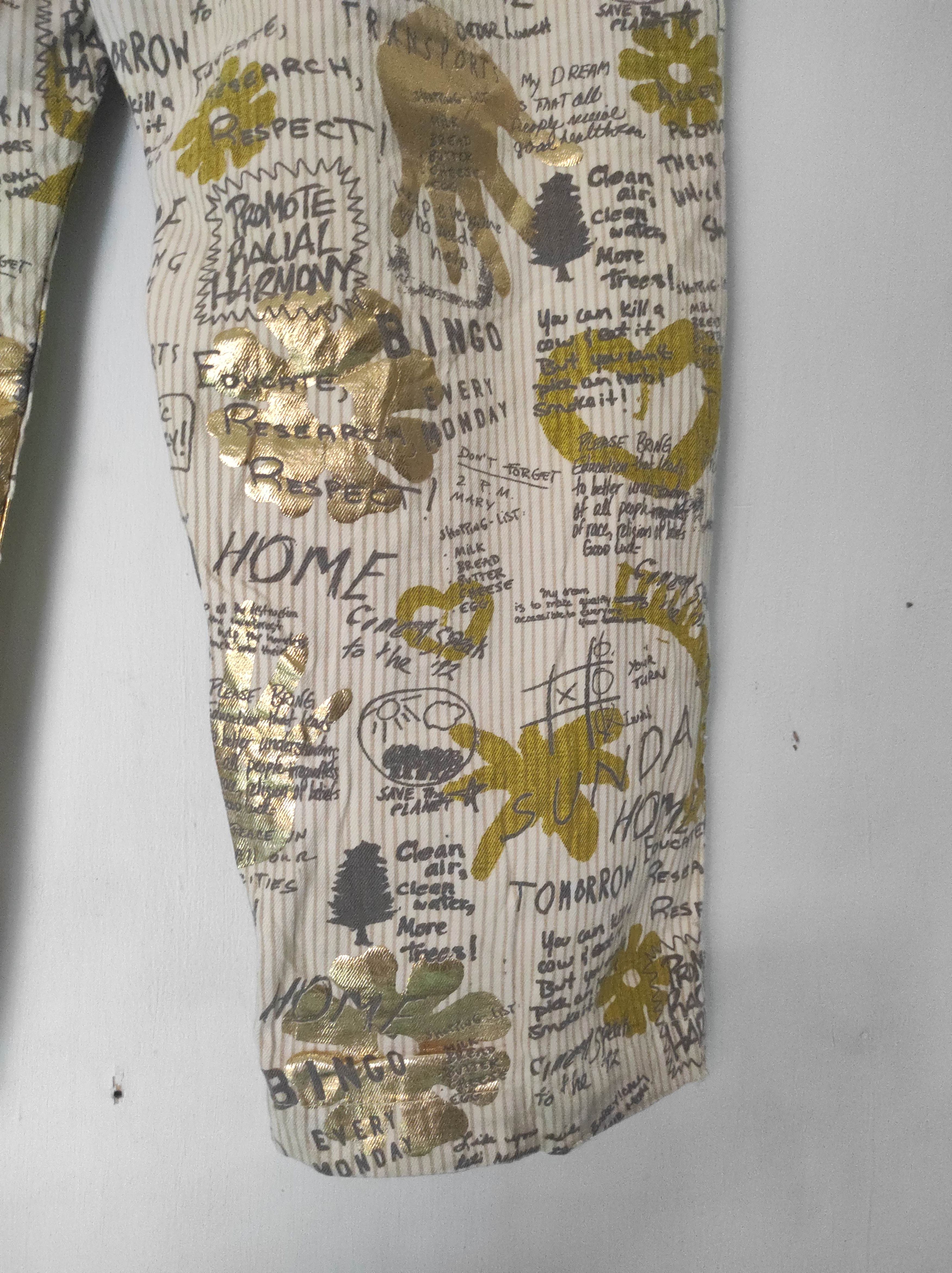 Comme des Garcons Comme Des Garcons Homme Plus AD2006 Printed Pant Size US 32 / EU 48 - 18 Thumbnail