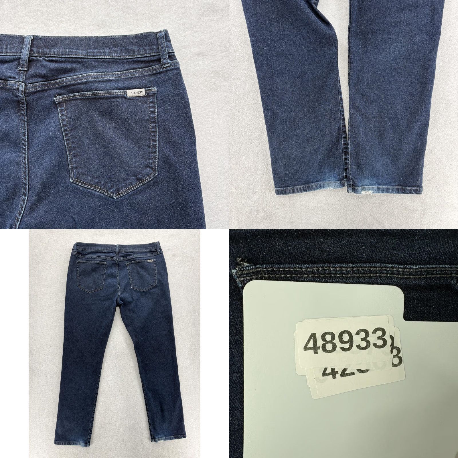 Vintage Joe's Jeans Kingpin Jeans Mens 38x30 Blue Dark Wash Slim Tapered Stretch Denim Pants Size US 38 / EU 54 - 9 Thumbnail
