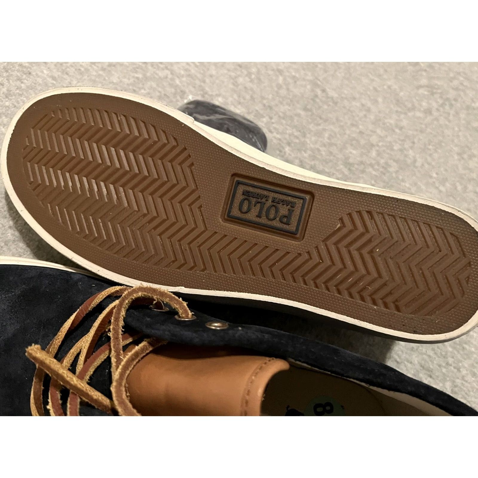 Polo Ralph Lauren Polo Ralph Lauren Keaton Navy Blue Suede Leather Chukka Boot Shoes Mens 8.5 Size US M / EU 48-50 / 2 - 8 Thumbnail
