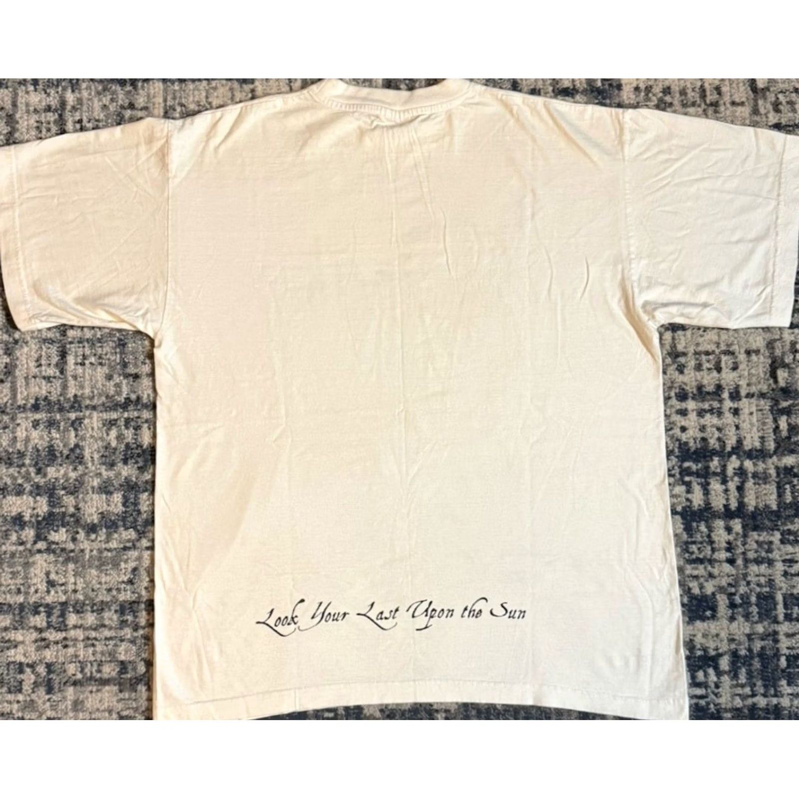 Vintage VINTAGE Opeth Look Your Last Upon The Sun T Shirt XL White Men Band Metal Size US XL / EU 56 / 4 - 3 Thumbnail