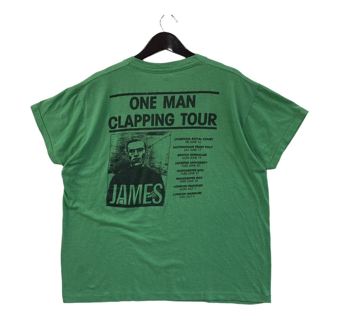 Band Tees 💥VINTAGE JAMES Britpop band one man clapping concert shirt Size US XXL / EU 58 / 5 - 2 Thumbnail