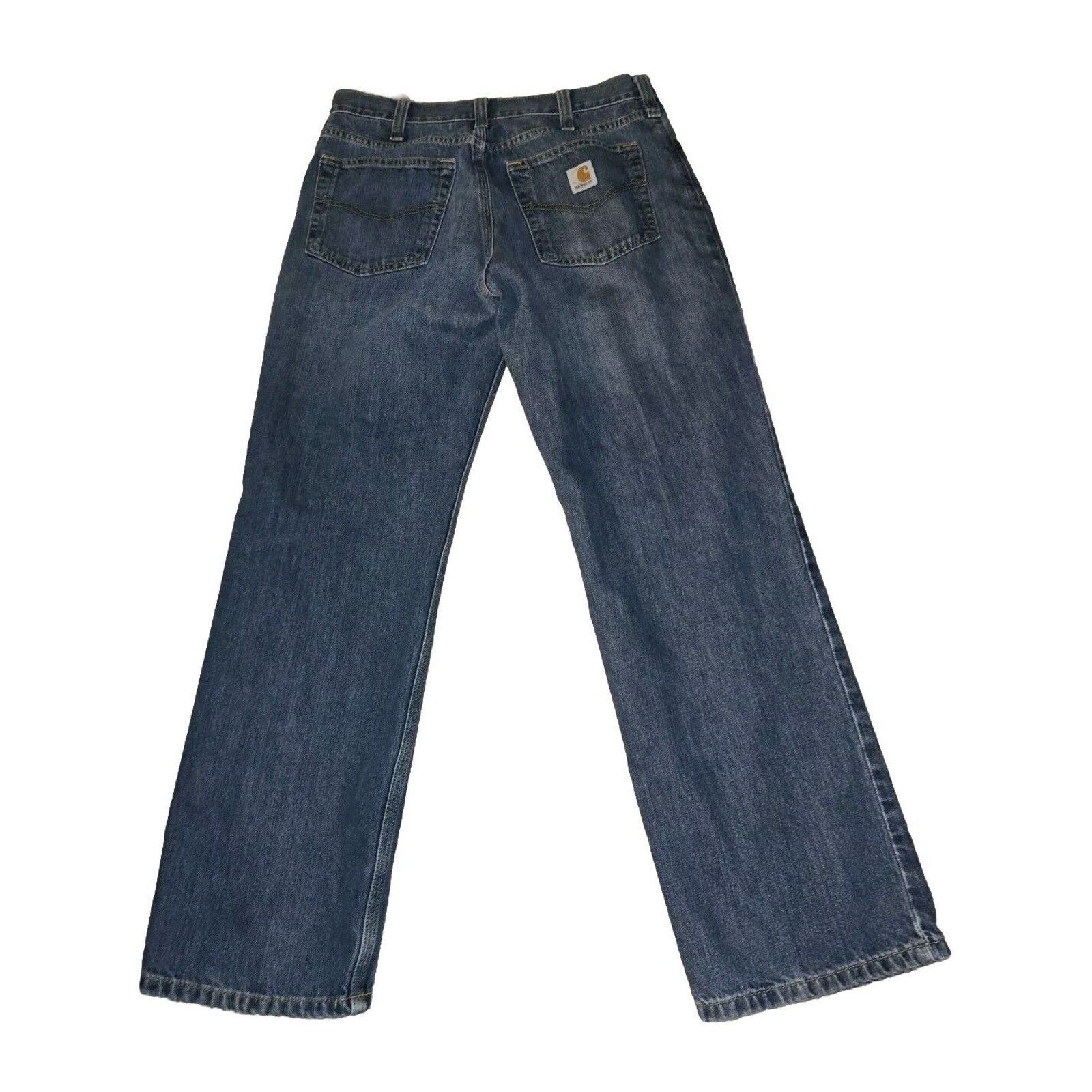 Carhartt Carhartt Mens Relaxed Fit Jeans Blue Medium Wash Size 32x30 Size US 32 / EU 48 - 2 Thumbnail