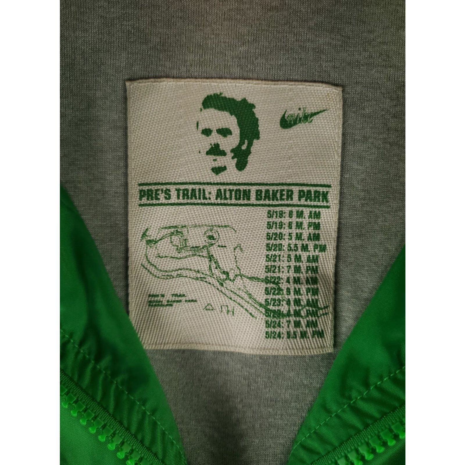 Nike Nike Oregon Track Prefontaine Windbreaker Full Zip Hooded Jacket Green Mens XL Size US XL / EU 56 / 4 - 4 Thumbnail