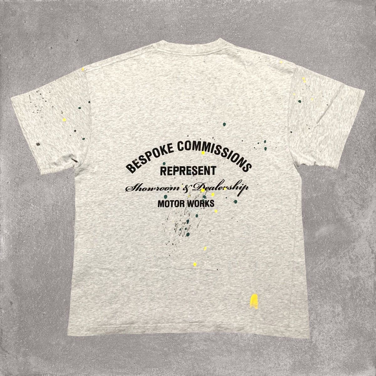 Represent Clo. Represent Small Bespoke Commissions Grey Tee Paint Splatter Size US S / EU 44-46 / 1 - 1 Thumbnail