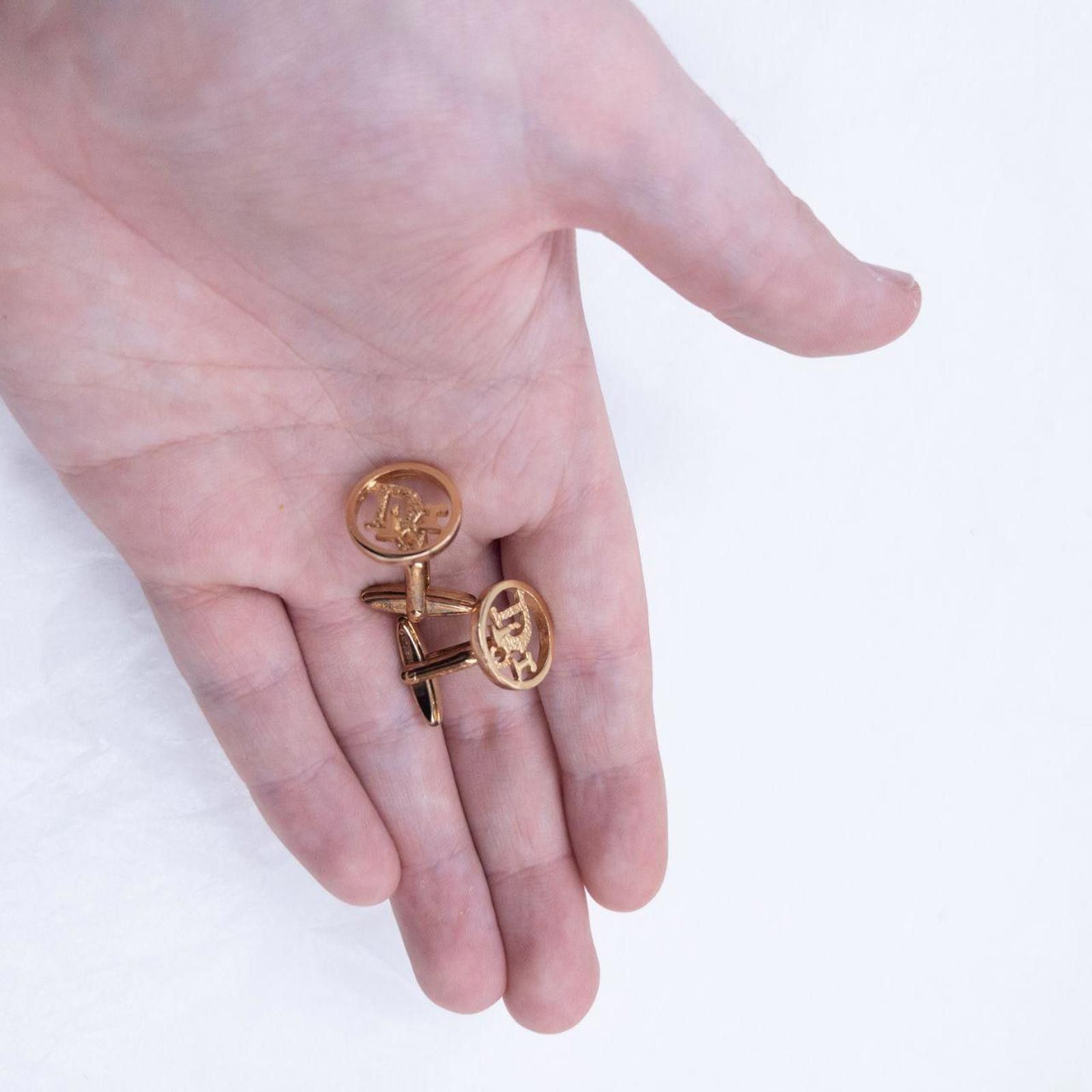 Dior Vintage 90s Dior Cut-Out Cufflinks Size ONE SIZE - 6 Thumbnail