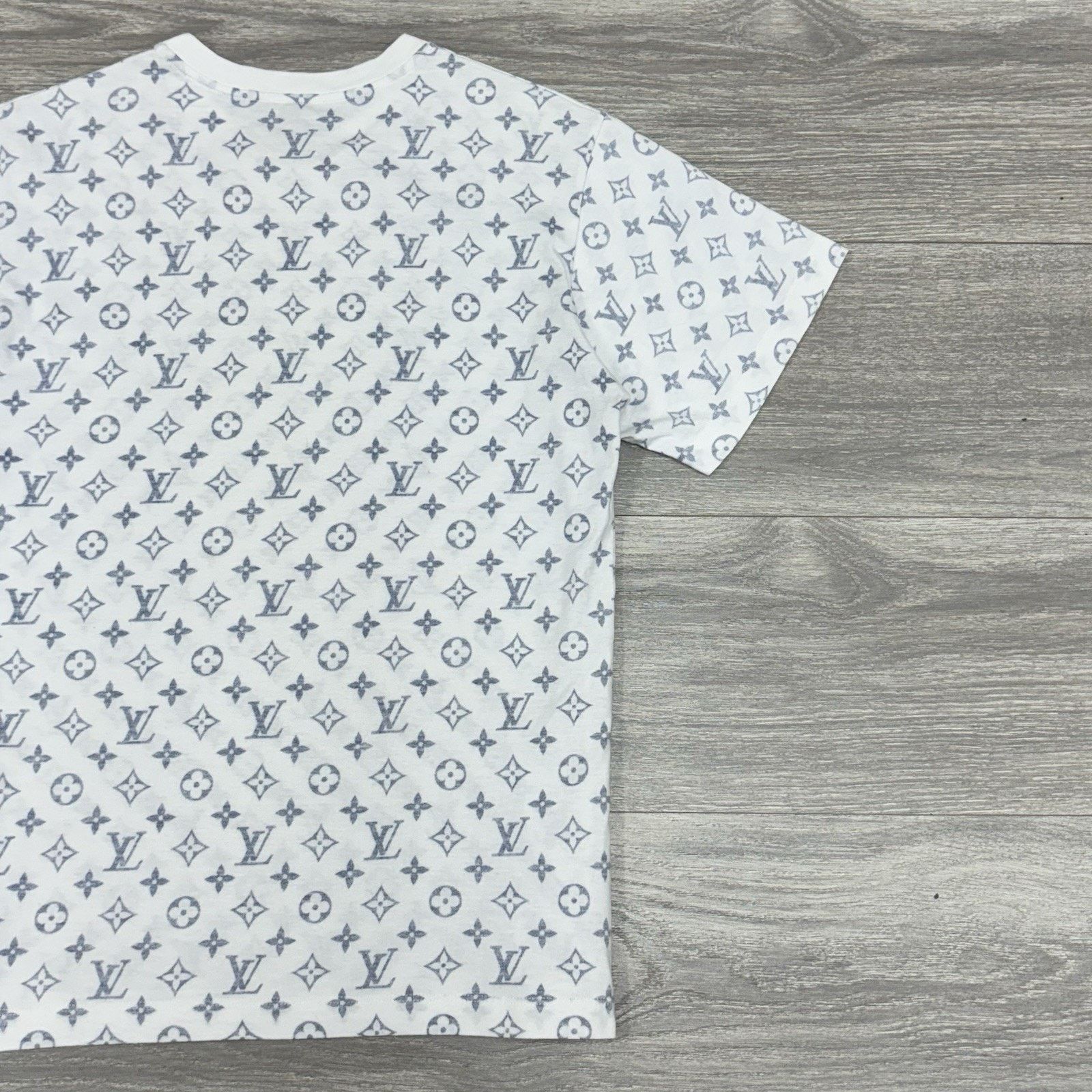 Louis Vuitton Louis Vuitton Chain Monogram Print ' White Blue ' VERY CLEAN Size US M / EU 48-50 / 2 - 9 Thumbnail