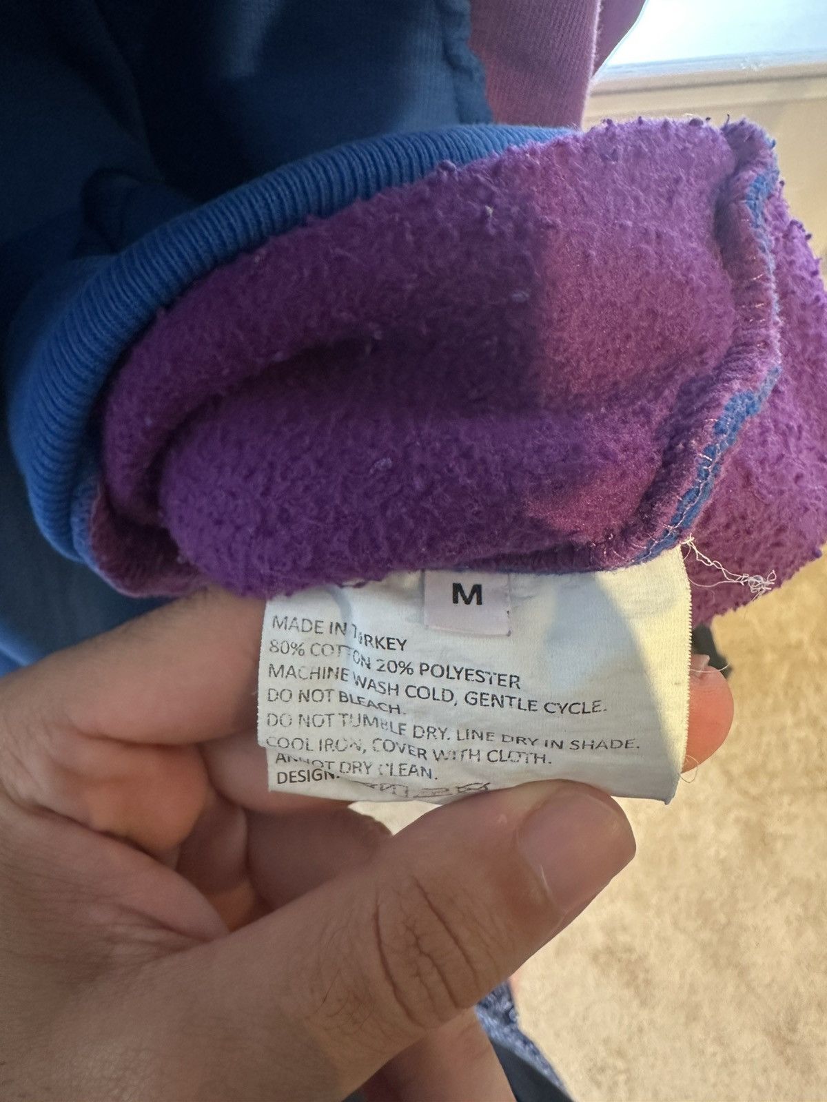 ERL ERL Swirl Hoodie - Blue & Purple Size US M / EU 48-50 / 2 - 4 Thumbnail