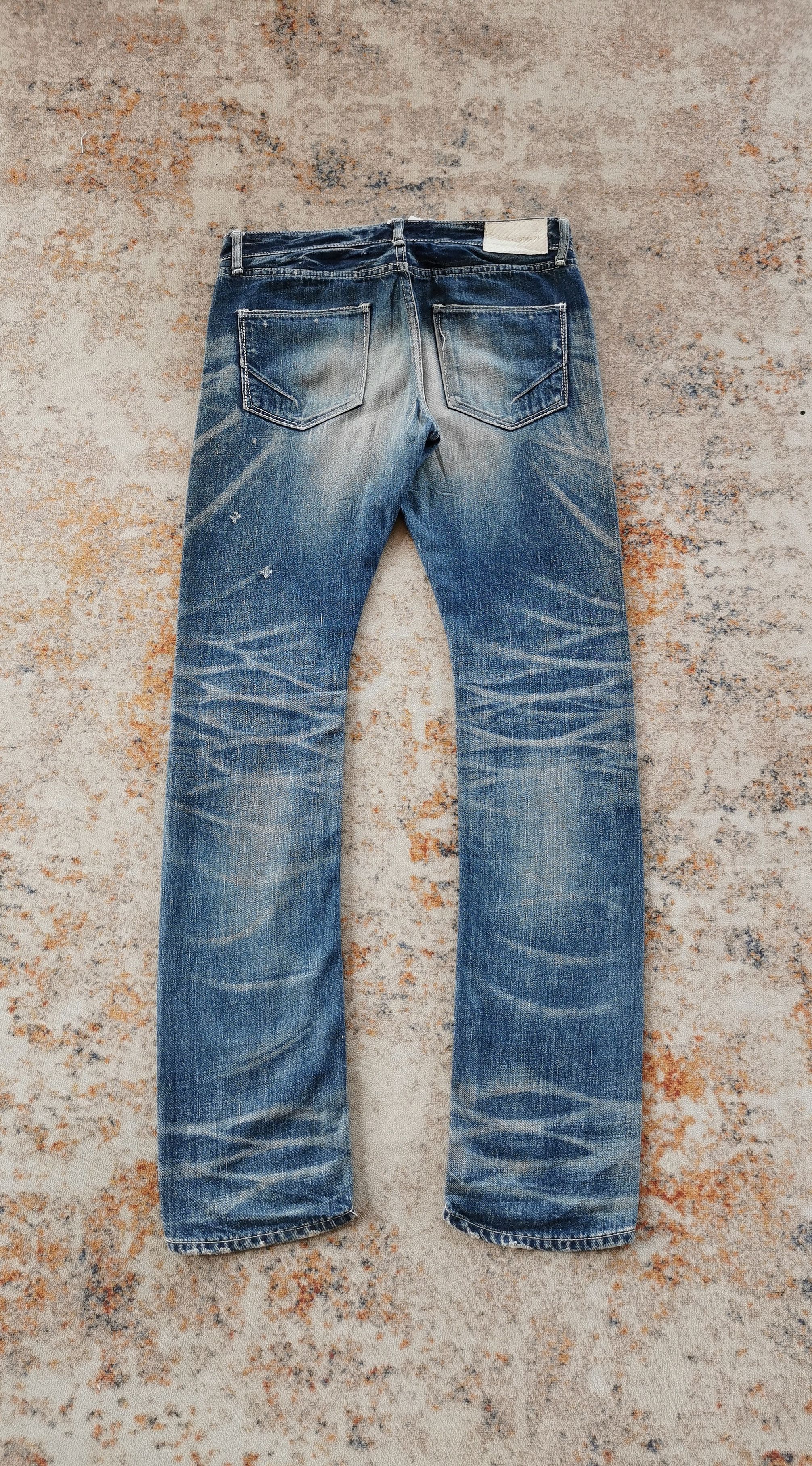 GOSTAR DE FUGA GOSTAR DE FUGA Selvedge Distressed Denim Jeans Size 30 Size US 30 / EU 46 - 10 Thumbnail