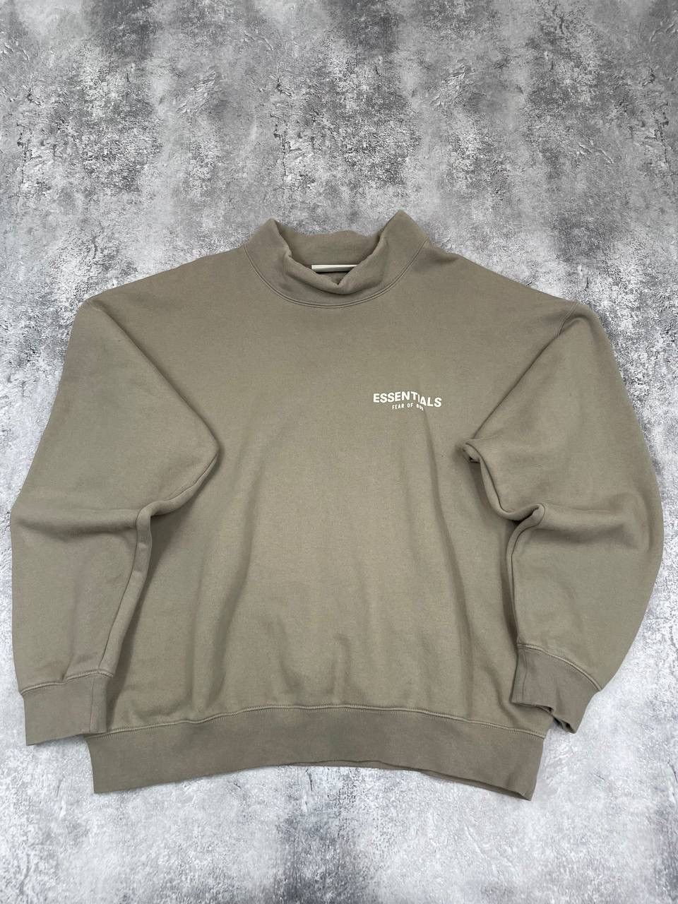 Fear of God Fear Of God Essentials Men Cotton Sweatshirt Pullover Beige Size US L / EU 52-54 / 3 - 1 Thumbnail