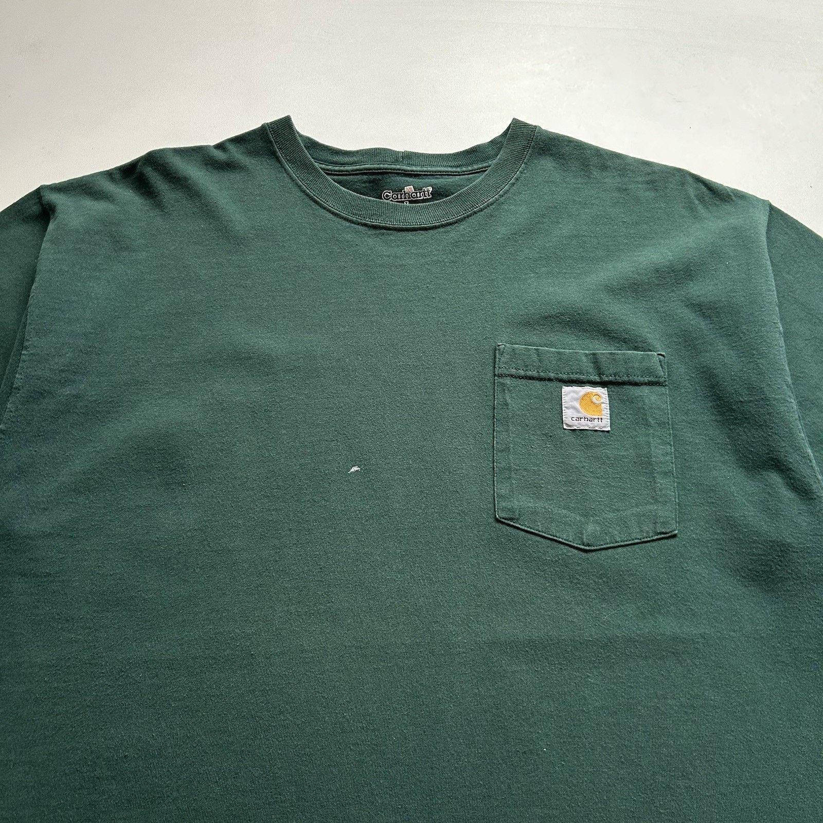 Carhartt Vintage Carhartt Pocket T Shirt Large Green Workwear Cotton Size US L / EU 52-54 / 3 - 2 Thumbnail
