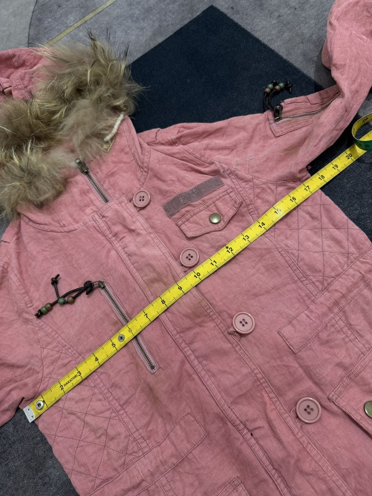 If Six Was Nine COPE SMILE IFSIX FUR HOODIE Size US M / EU 48-50 / 2 - 10 Thumbnail