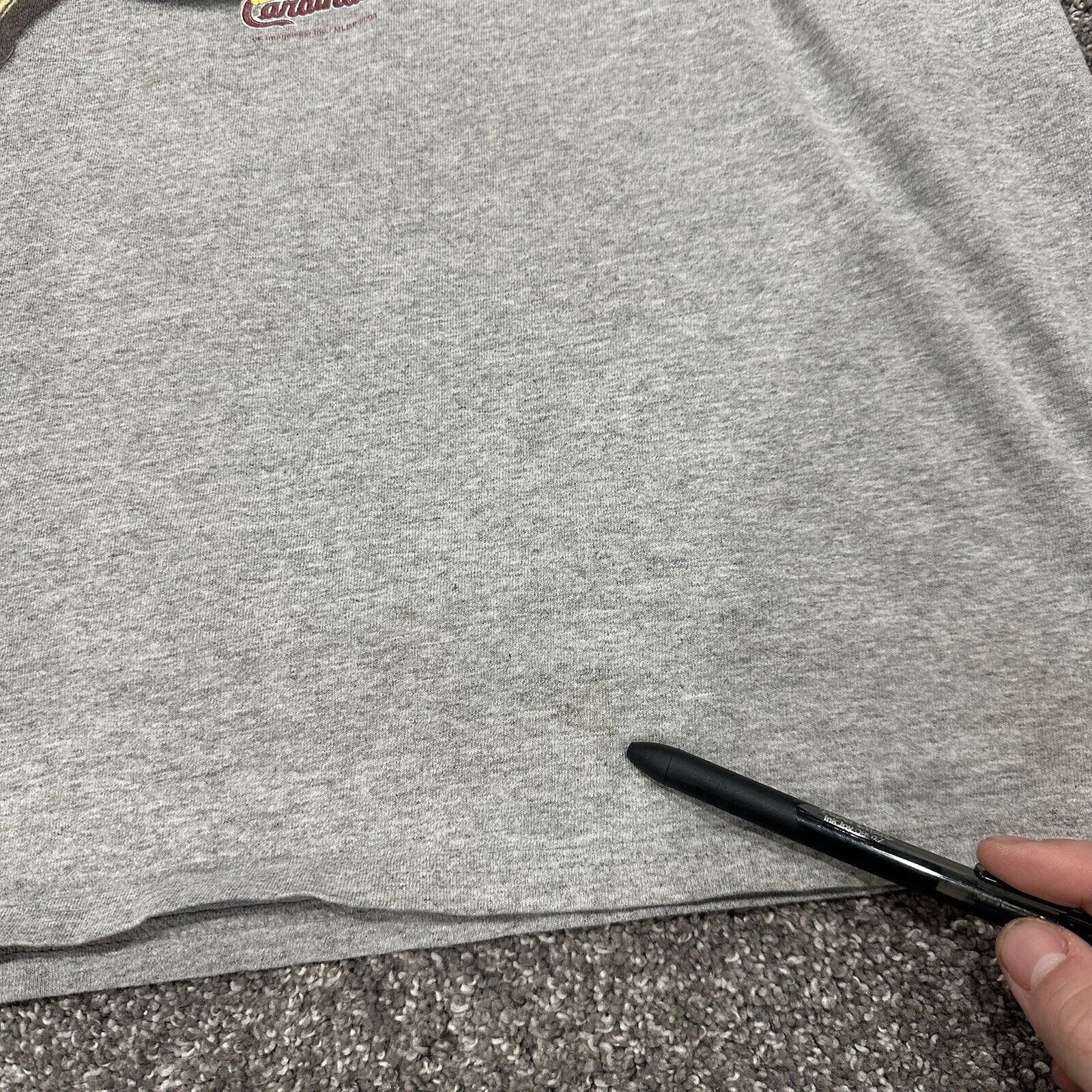 CSA Vtg St. Louis Cardinals Grey T Shirt National League Size M Size US M / EU 48-50 / 2 - 5 Thumbnail