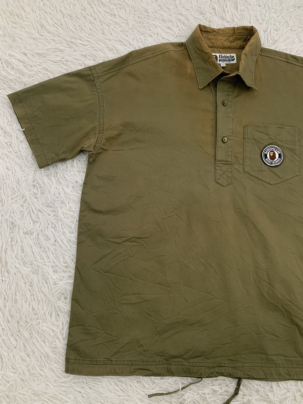 Bape Vintage BAPE Collar Tee Size US M / EU 48-50 / 2 - 3 Thumbnail