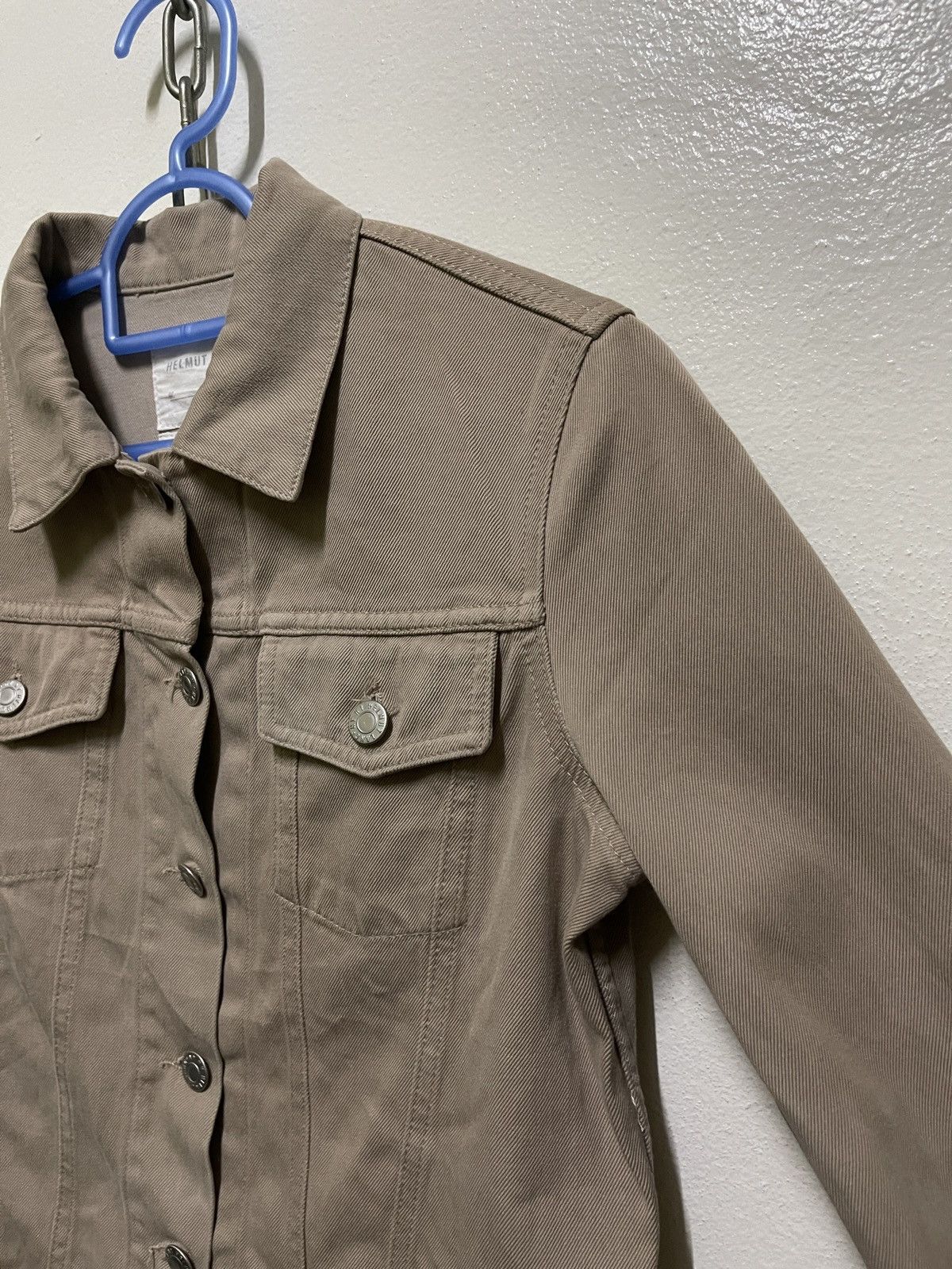 Helmut Lang Helmut Lang Raw Silk Denim Jacket 40 Size US XXS / EU 40 - 7 Thumbnail