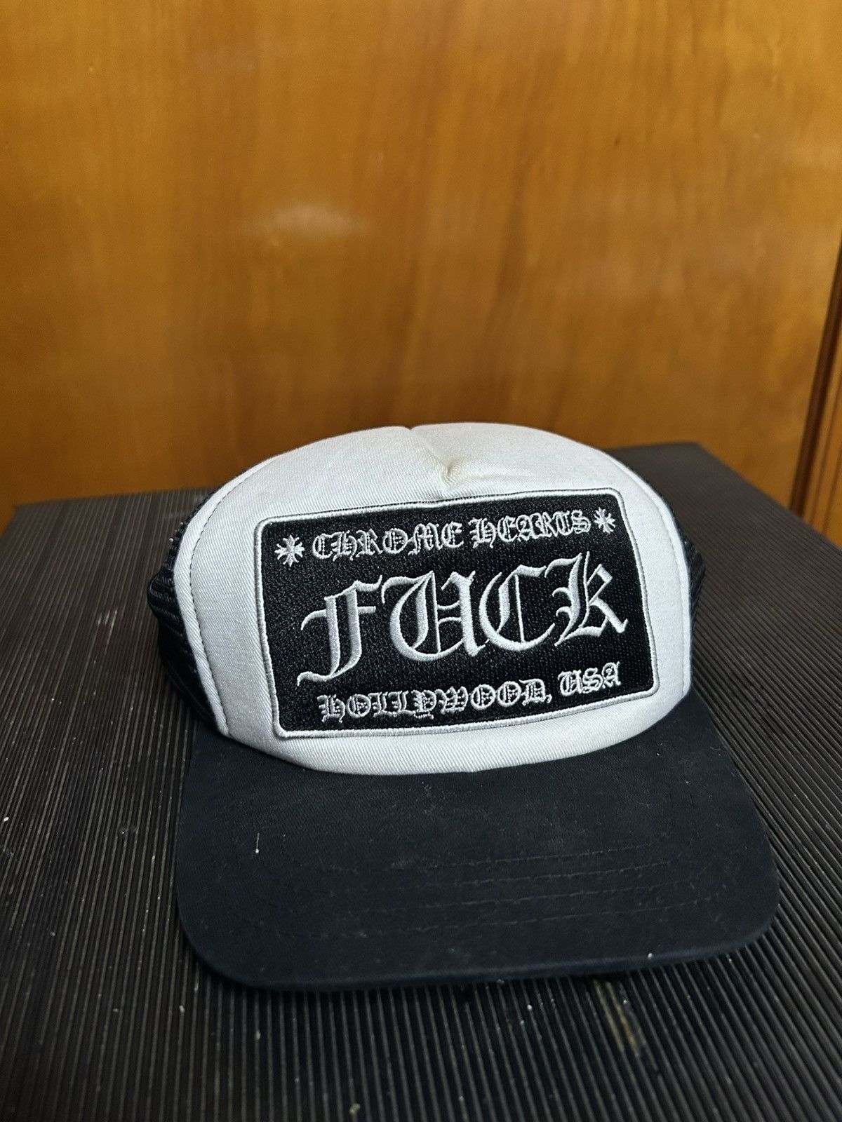 Chrome Hearts Fuck Trucker Hat | Grailed