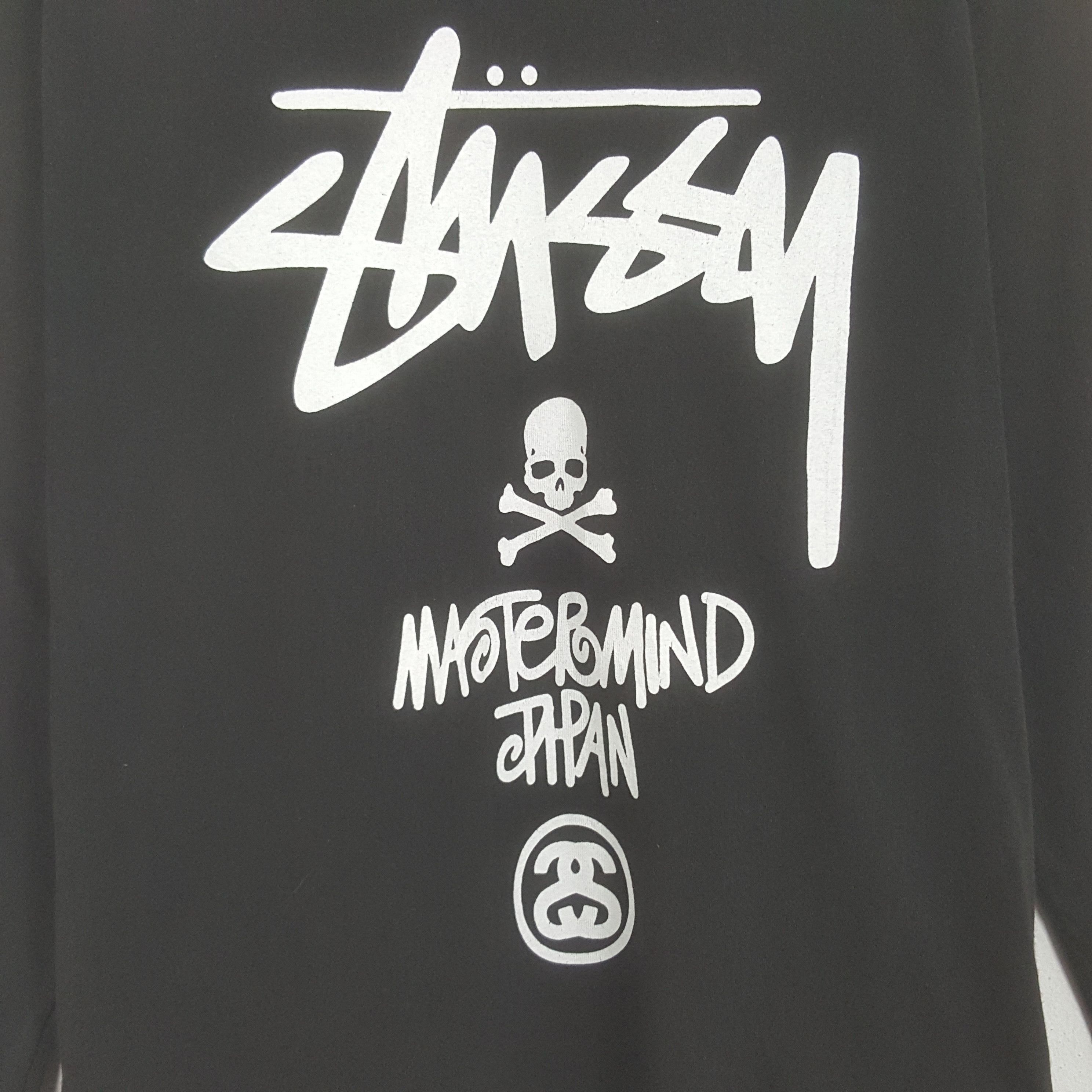 Mastermind Japan × Stussy × Vintage Stussy x Mastermind Japan Big Logo Long Sleeve Tshirt Size US M / EU 48-50 / 2 - 2 Thumbnail
