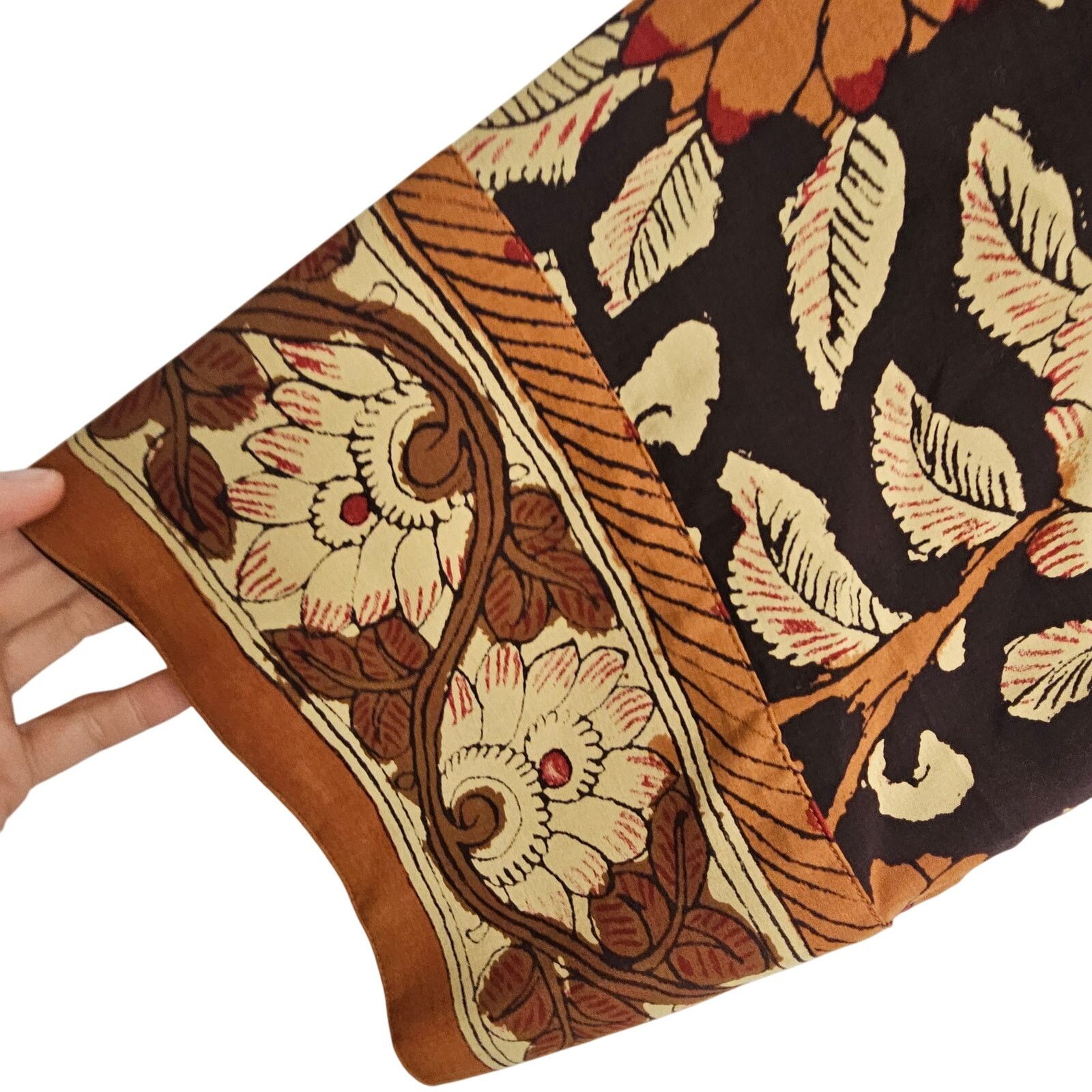 Soft Surroundings Soft Surroundings Womens Floral Kimono S Earthy Forest Fairy Size S / US 4 / IT 40 - 5 Thumbnail