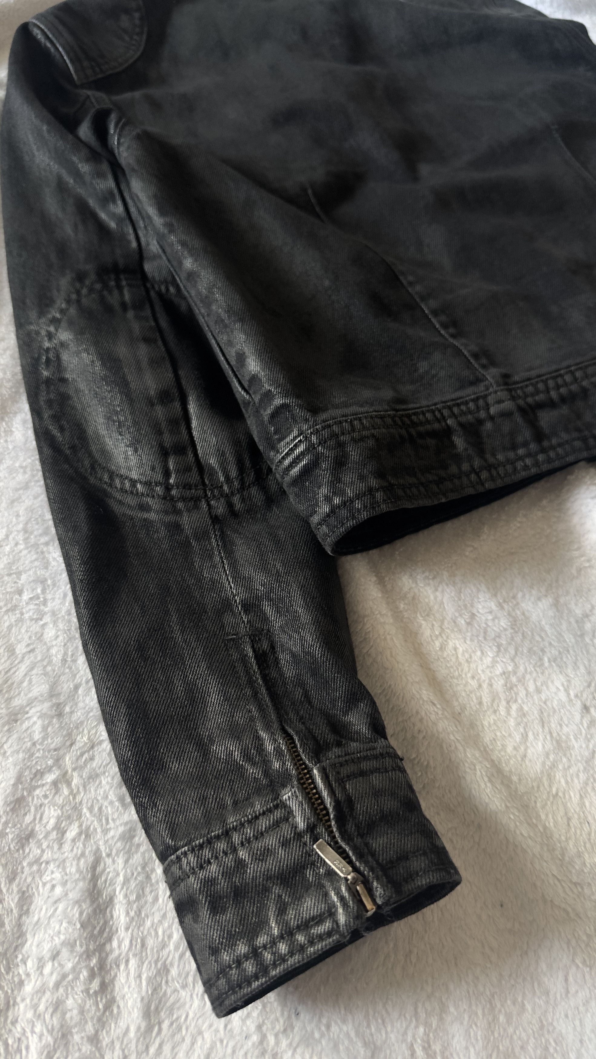 Other Dior hedi slimane luster metallic painted jean jacket Size US XL / EU 56 / 4 - 3 Thumbnail