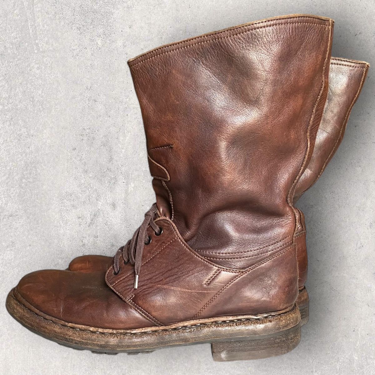 Burberry × Burberry Prorsum Runway AW10-11 Biker Boots Christopher Bailey Archive Size US 9 / EU 42 - 3 Thumbnail