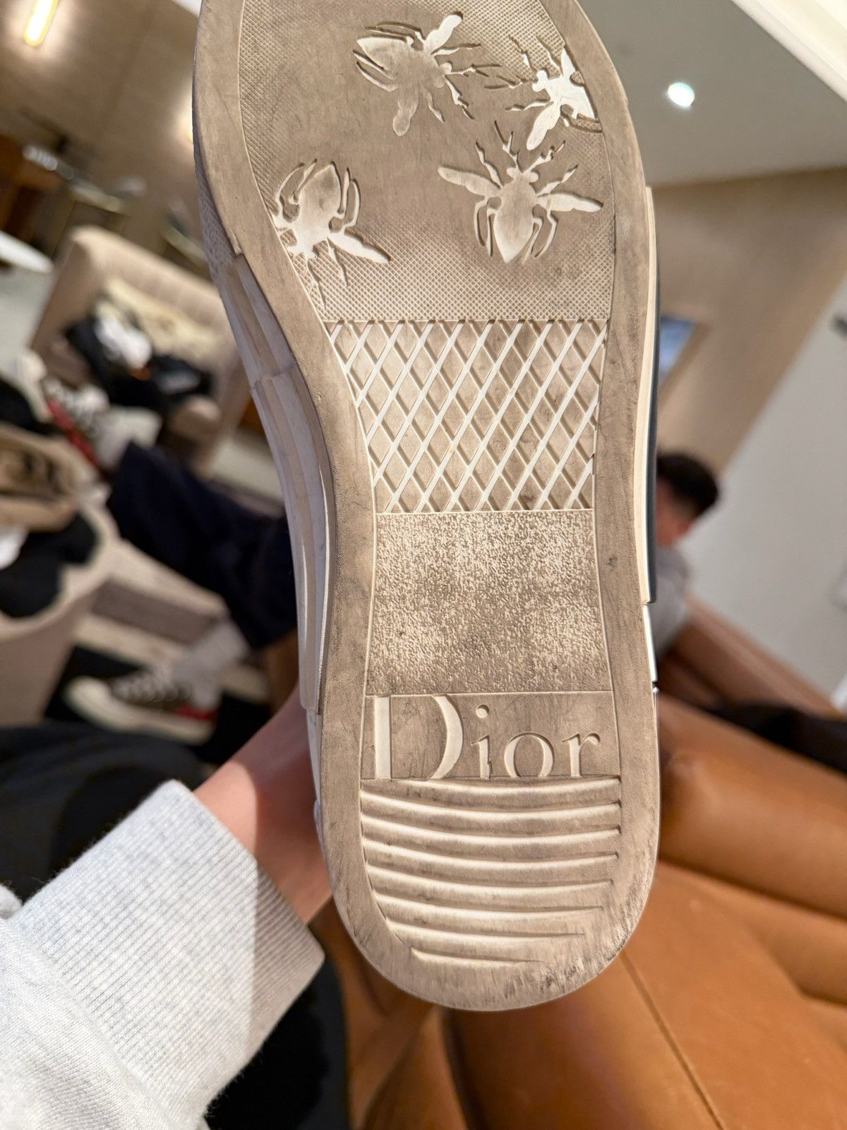 Dior STEAL! Dior Oblique B23 High top shoes Size US 11 / EU 44 - 16 Thumbnail