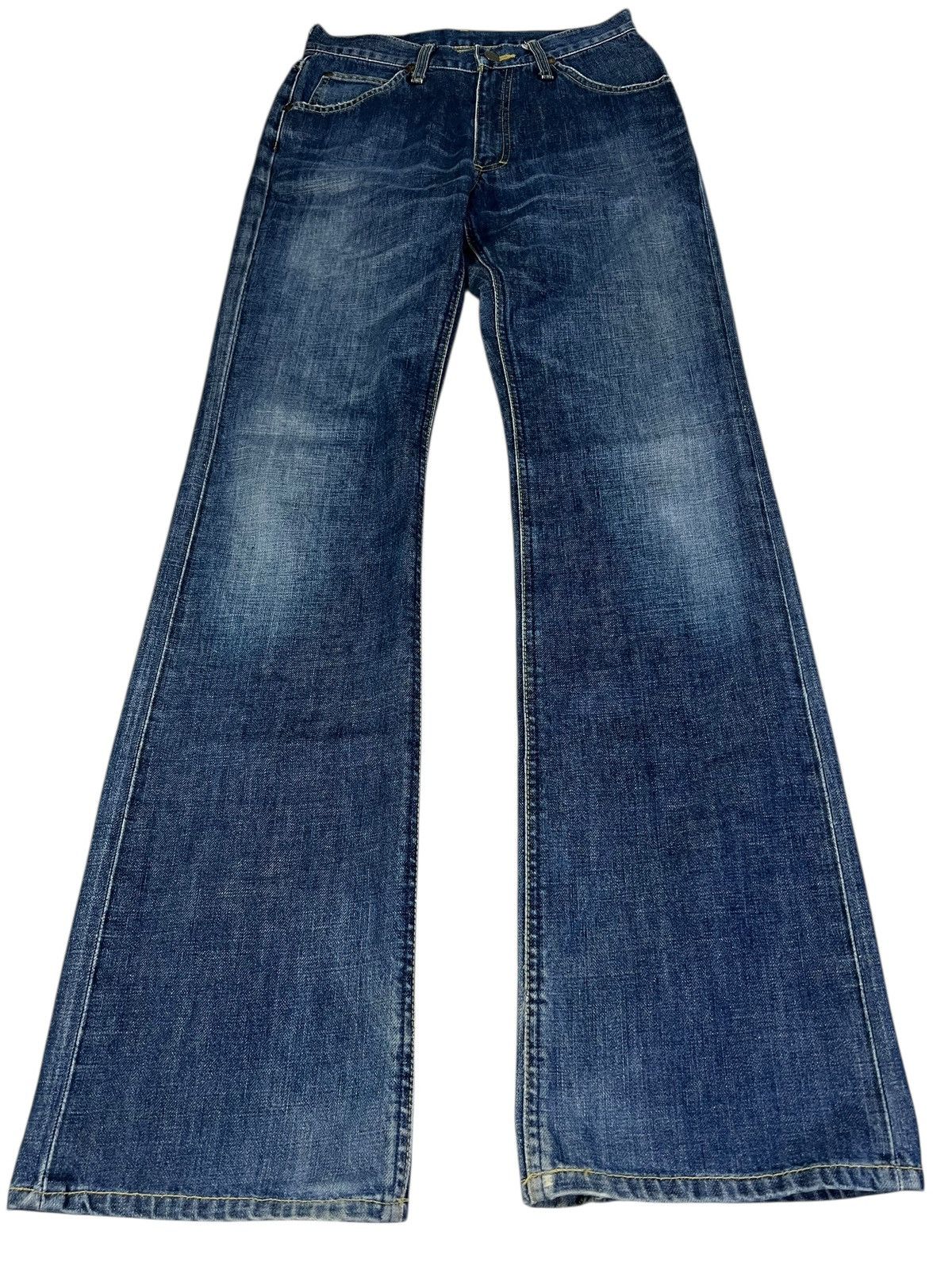 Japanese Brand Flare Lee Riders Sanforized Denim Jean Size US 27 - 1 Thumbnail