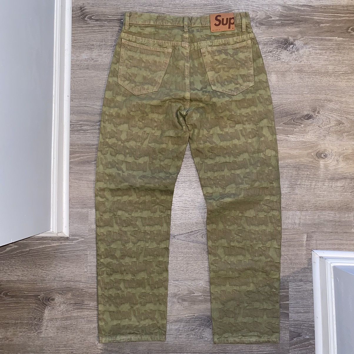 Supreme Supreme Fat Tip Jacquard Regular Jean Size US 30 / EU 46 - 2 Thumbnail
