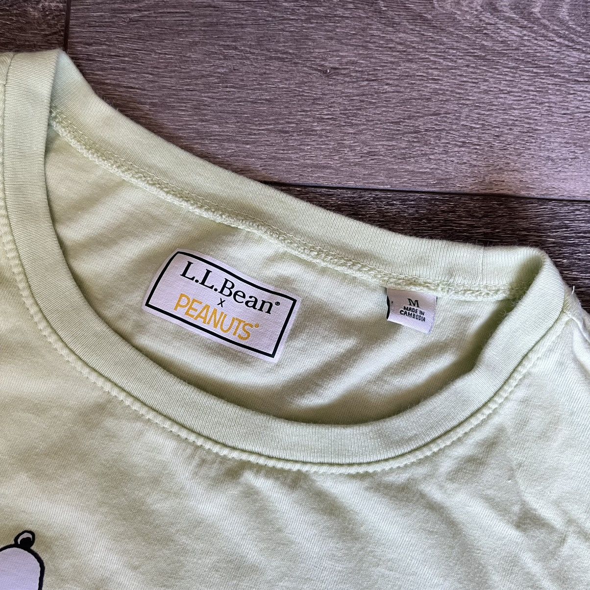 L.L. Bean L.L. Bean x Peanuts Happy Camper Snoopy Graphic Logo T Shirt Size M / US 6-8 / IT 42-44 - 6 Thumbnail