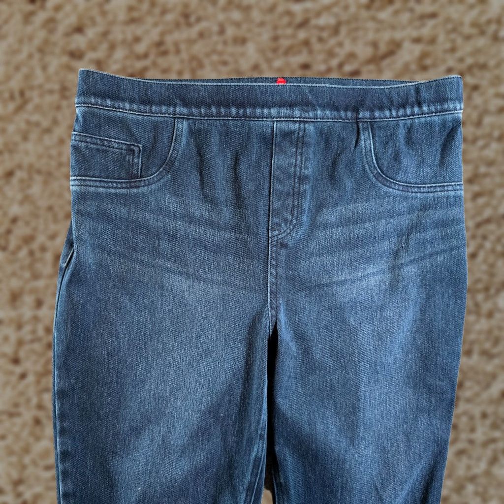 Spanx Spanx Jeans Womens XL Blue Pull On Stretch Skinny Legging Ankle Mid Rise Casual Womens Jeans Size 40" / US 18 - 1 Thumbnail