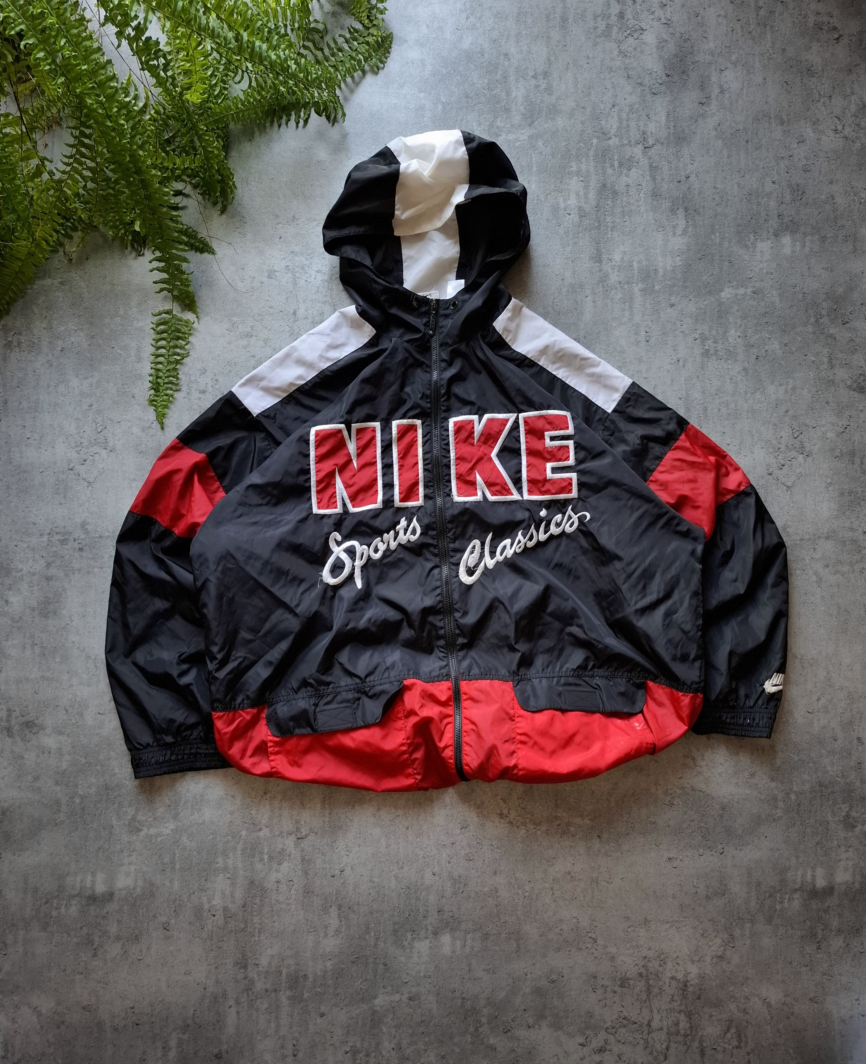 Nike × Vintage NIKE VINTAGE CENTER LOGO FULL zip GORPCORE LIGHT JACKET Size US XL / EU 56 / 4 - 1 Thumbnail
