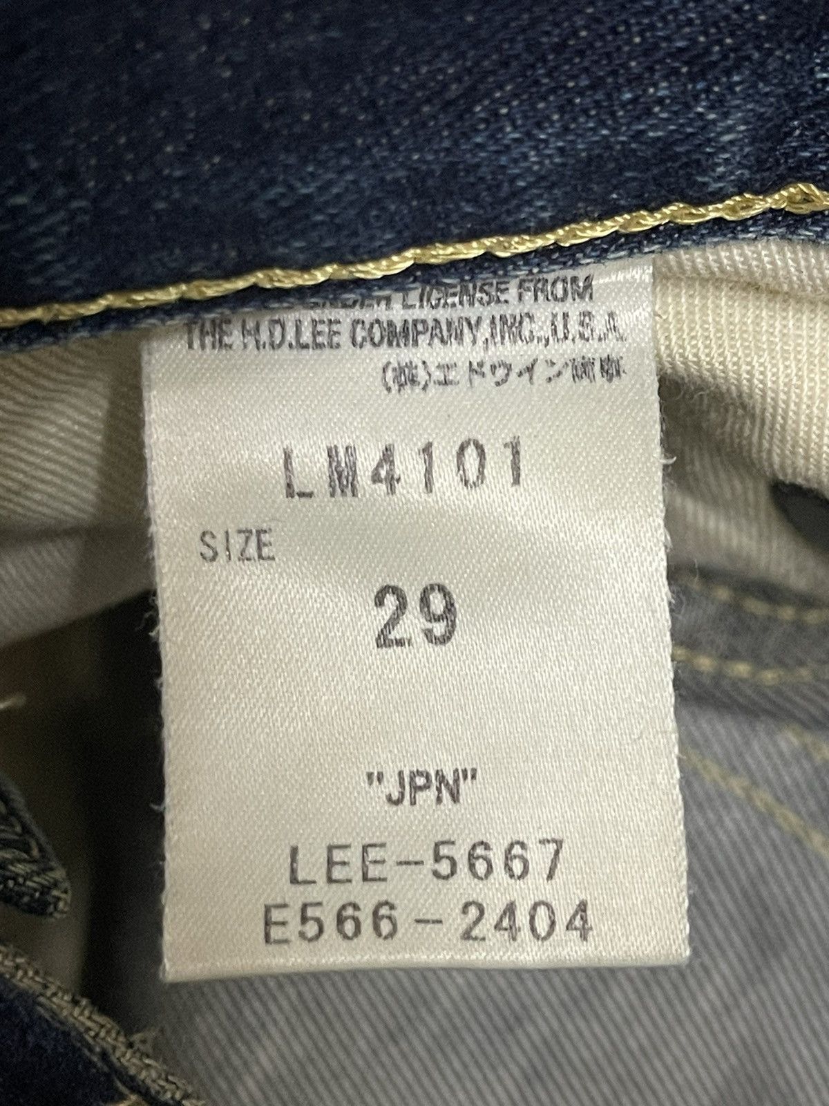 Lee Vintage 90s Lee Blue Faded Wash Style Distressed Jeans Size US 30 / EU 46 - 12 Thumbnail