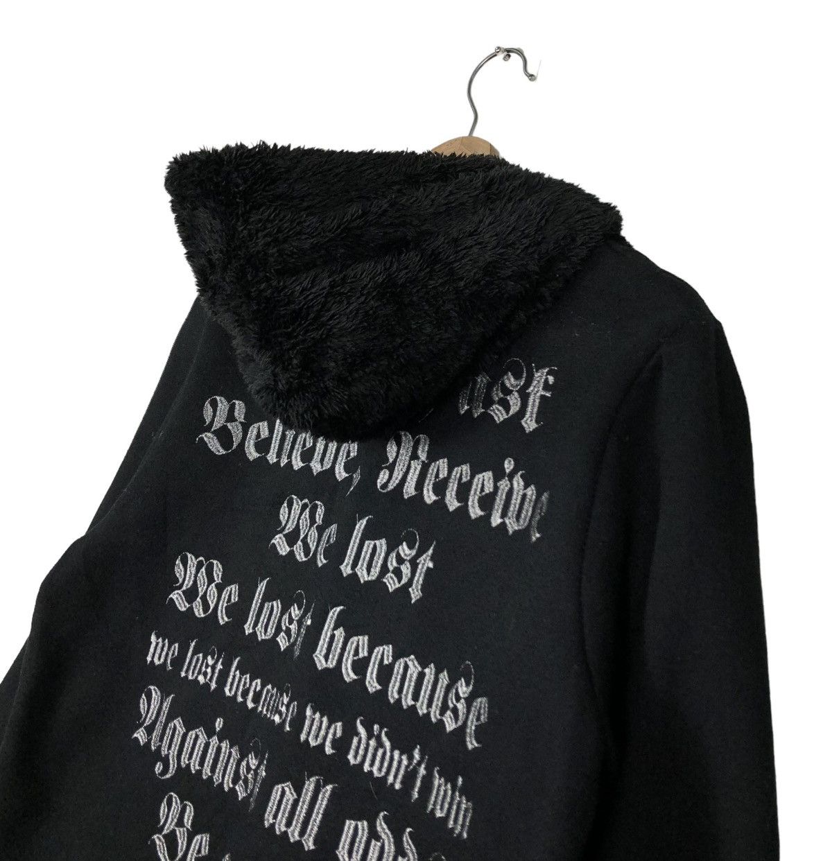 Hysteric Glamour 🔥JACKALL LONG JACKET MINK FUR FLEECE PUNK DESIGN BIG LOGO Size US M / EU 48-50 / 2 - 9 Thumbnail