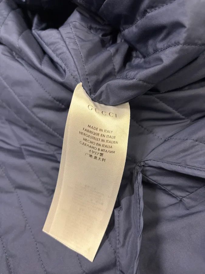 Gucci AW2014 Gucci Navy Cotton Double-Breasted Caban Jacket Size US M / EU 48-50 / 2 - 9 Thumbnail