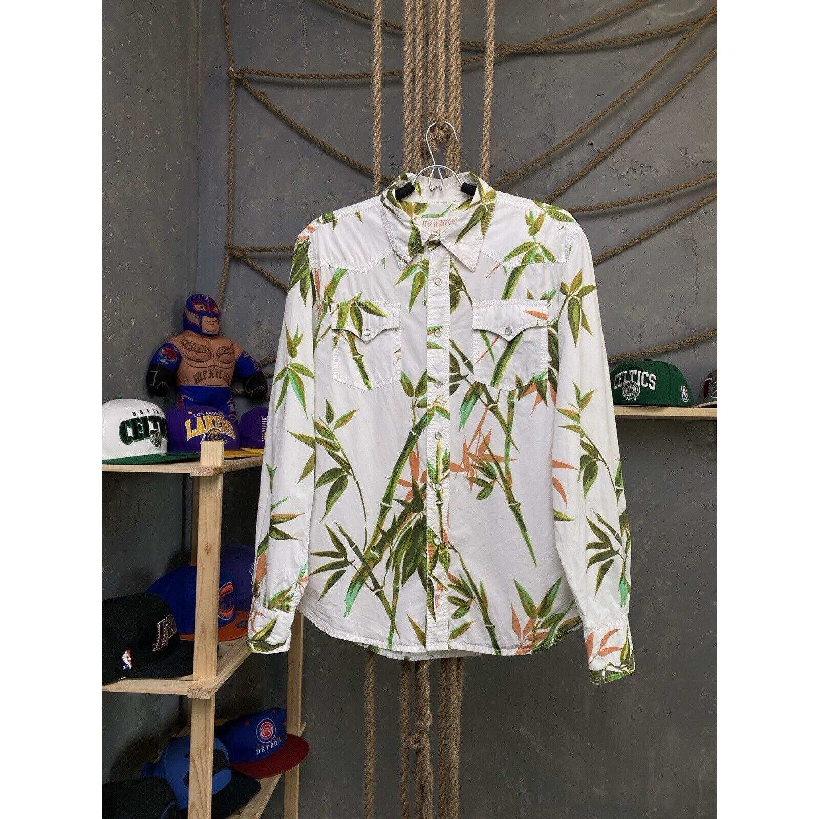Mambo Vintage HO Daddy Mambo Tropical Pattern Button Up Shirt Size US M / EU 48-50 / 2 - 2 Thumbnail